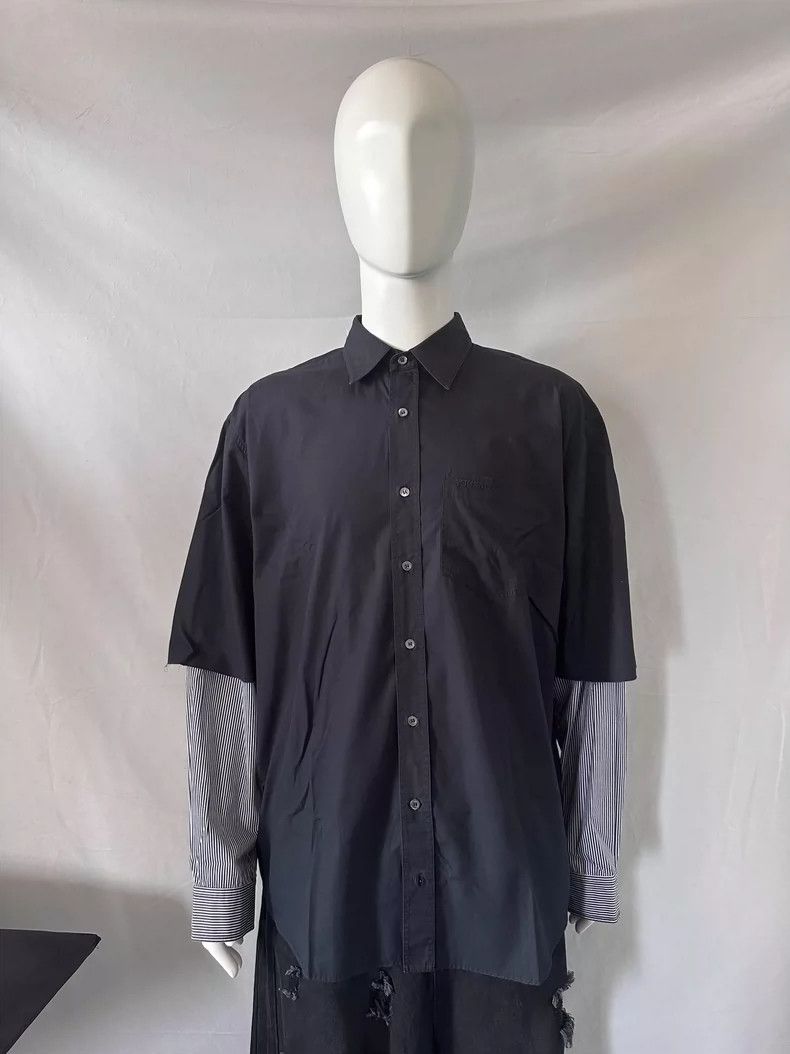 Vetements Vetements 18FW Soviet Double Layer Shirt Size US M / EU 48-50 / 2 - 3 Thumbnail