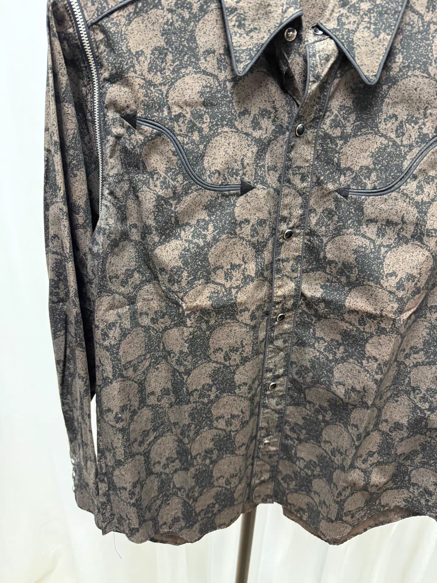 Undercover Undercover Skull Zip Panel Limited Shirt K20 Size US M / EU 48-50 / 2 - 3 Thumbnail