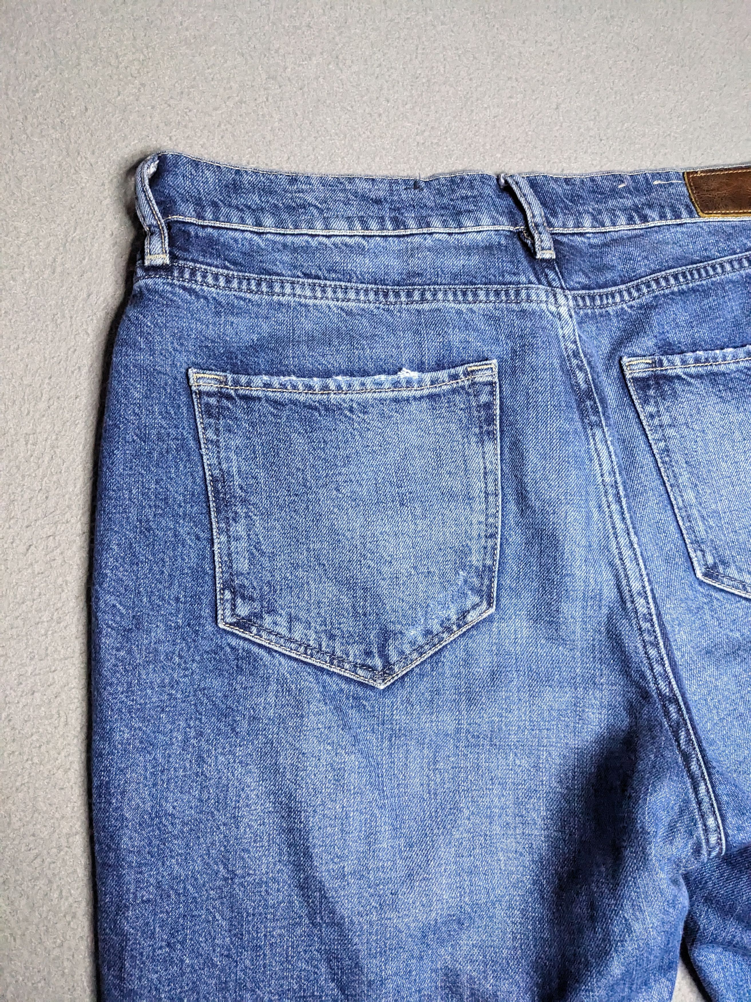 Allsaints All Saints Amy Girlfriend Jeans 33x28 Distressed Straight Size 33" - 10 Thumbnail