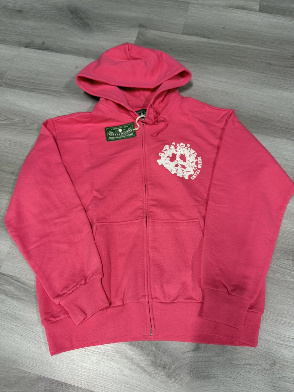 DENIM TEARS Denim Tears Pink University Hoodie Size US L / EU 52-54 / 3 - 1 Thumbnail