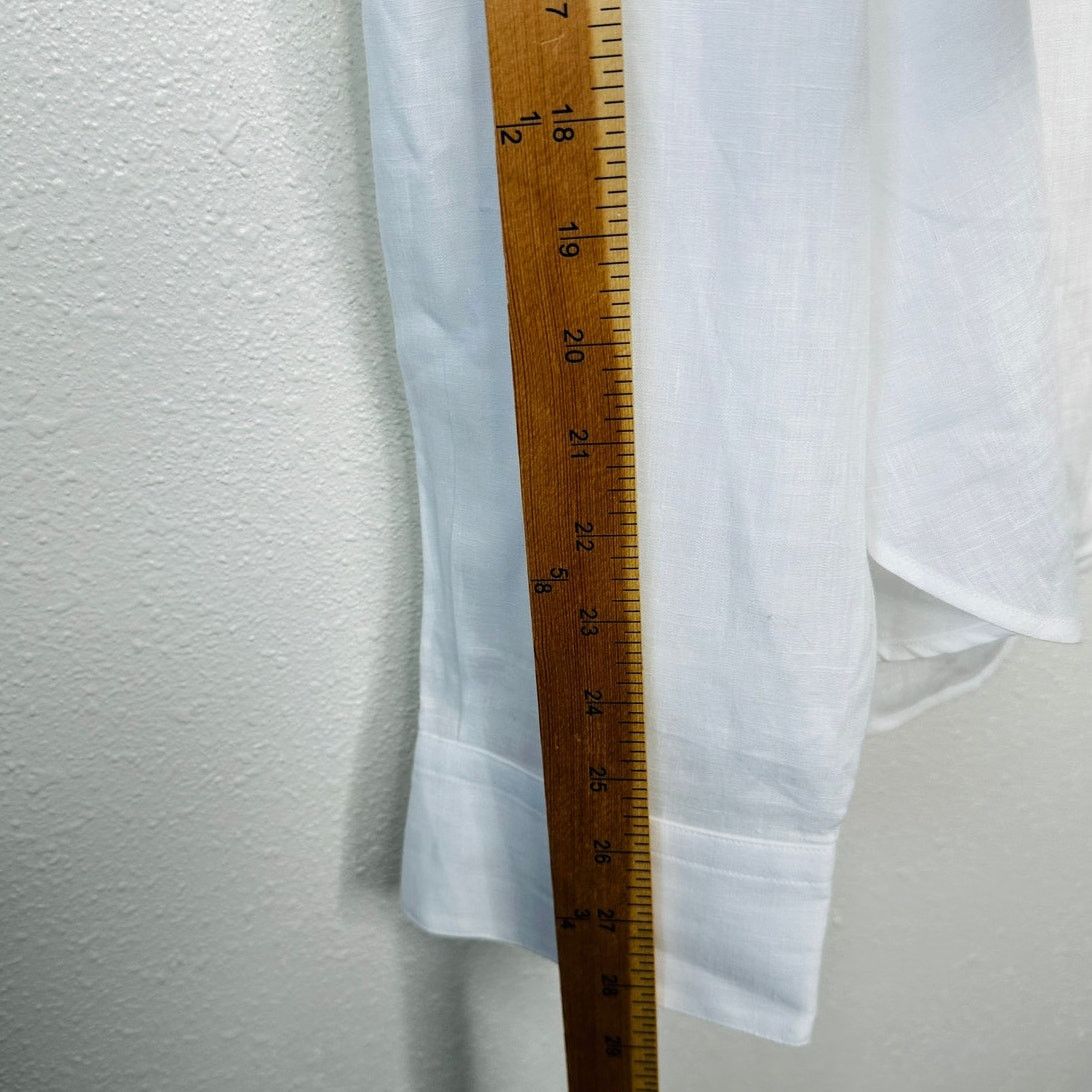 Other 100% Capri White Dust Blue Embroidered Pebble Rock Shirt XXL Size US XXL / EU 58 / 5 - 13 Thumbnail