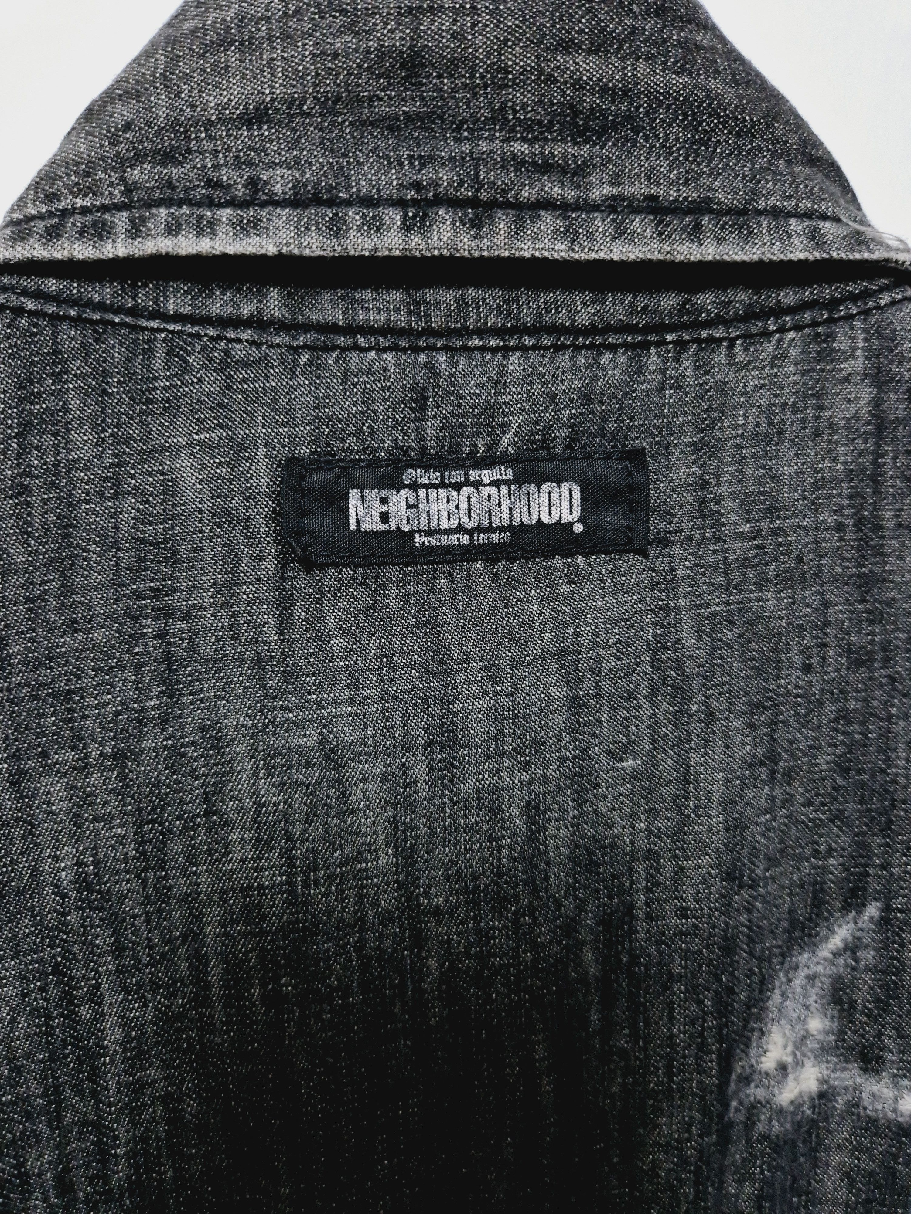 Neighborhood 2005 Neighborhood Distressed Denim Shirt Size US M / EU 48-50 / 2 - 4 Thumbnail
