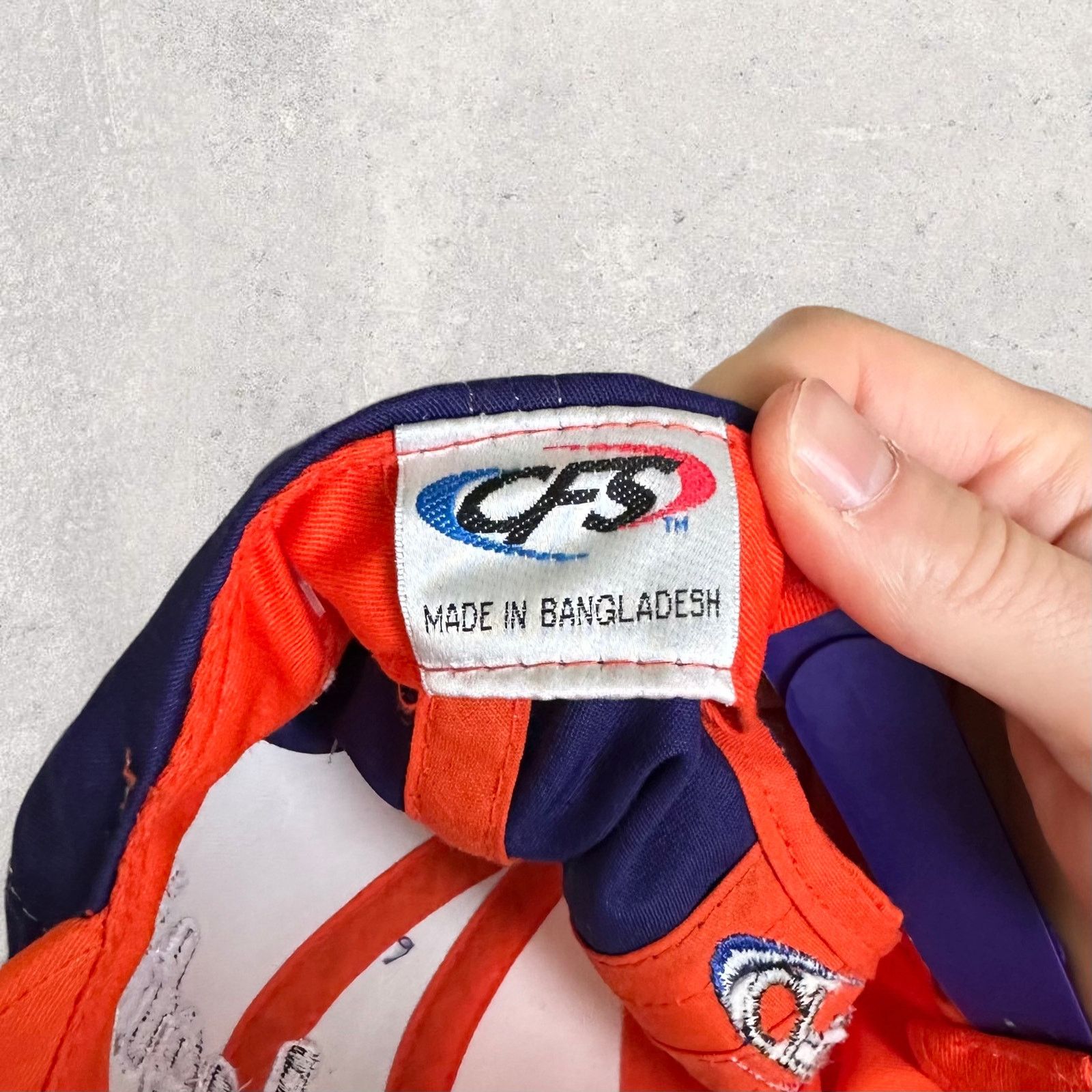 NASCAR Vintage 90s John Andretti Nascar Snapback Hat OSFA Purple Size ONE SIZE - 7 Thumbnail
