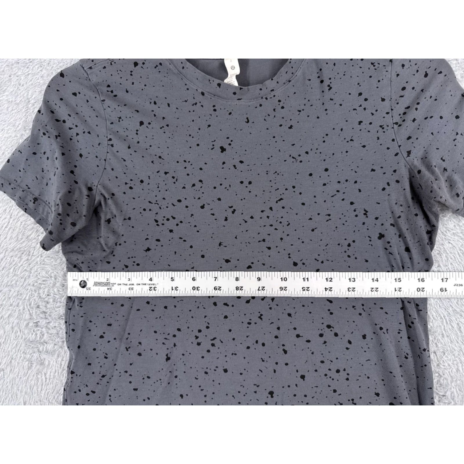 Lululemon Lululemon Women's T-Shirt Casual Short Sleeve Cotton Blend Gray Love 2 Slim Fit All Seasons Size XS / US 0-2 / IT 36-38 - 7 Thumbnail