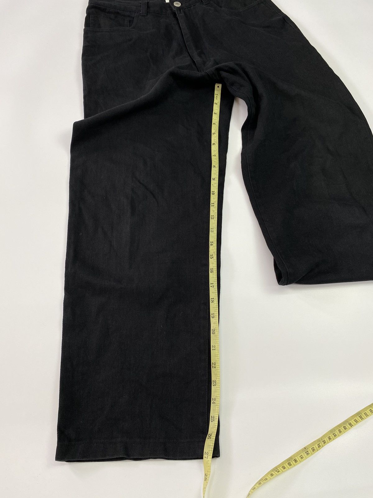 Japanese Brand × Kansai Yamamoto × Yohji Yamamoto kansai impact baggy jeans black Size US 30 / EU 46 - 9 Thumbnail