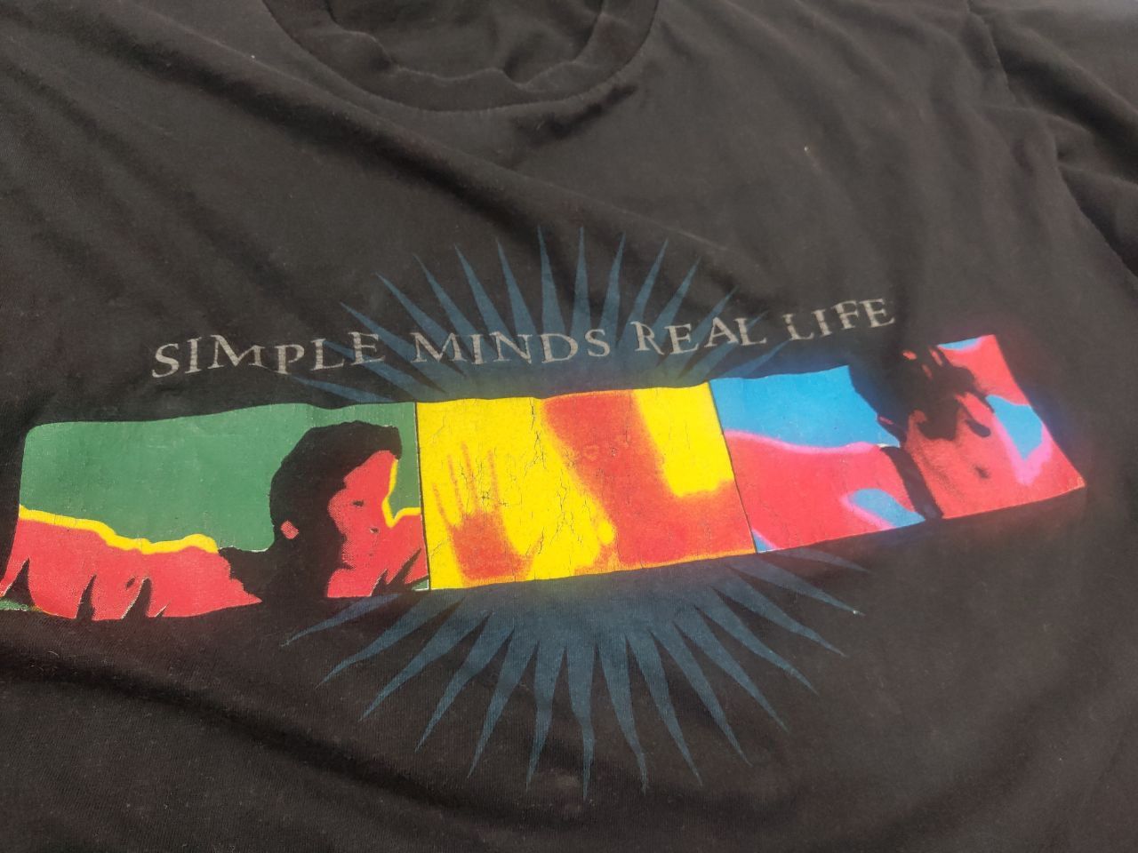 Band Tees Vintage 90s Simple Minds The Real Life Tour Band T-Shirt Tee Size US M / EU 48-50 / 2 - 10 Thumbnail