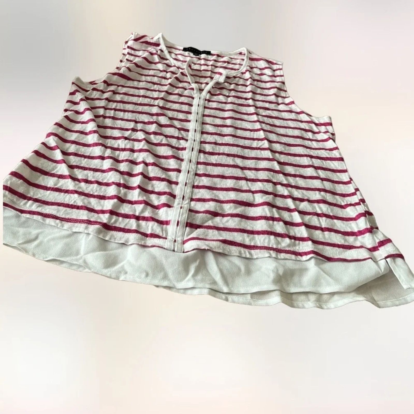 Sanctuary Sanctuary Ruby 100% linen striped tank top, size Medium Size M / US 6-8 / IT 42-44 - 1 Thumbnail