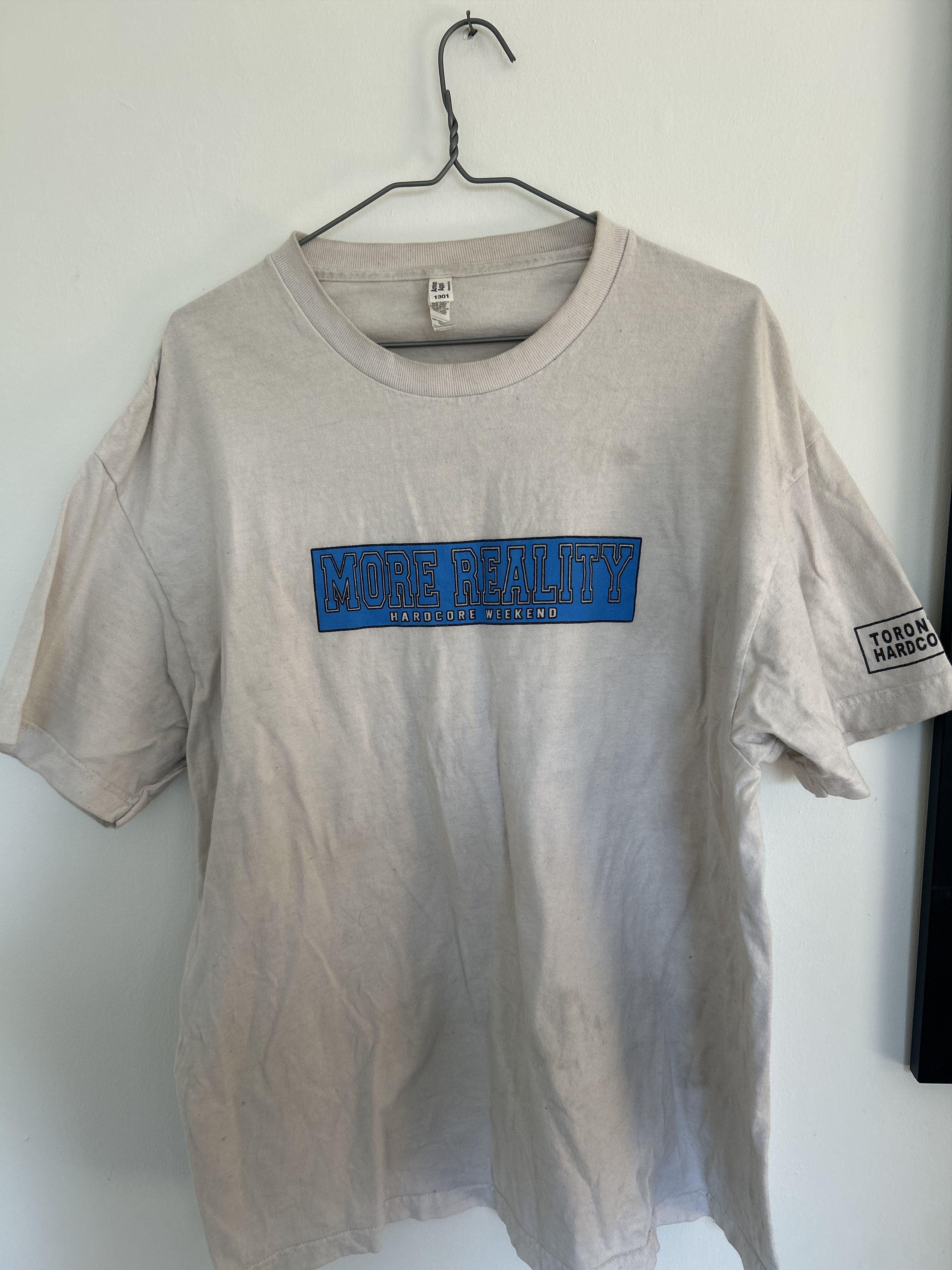 American Apparel More Reality 2024 Hardcore T-shirt Size US XL / EU 56 / 4 - 1 Thumbnail