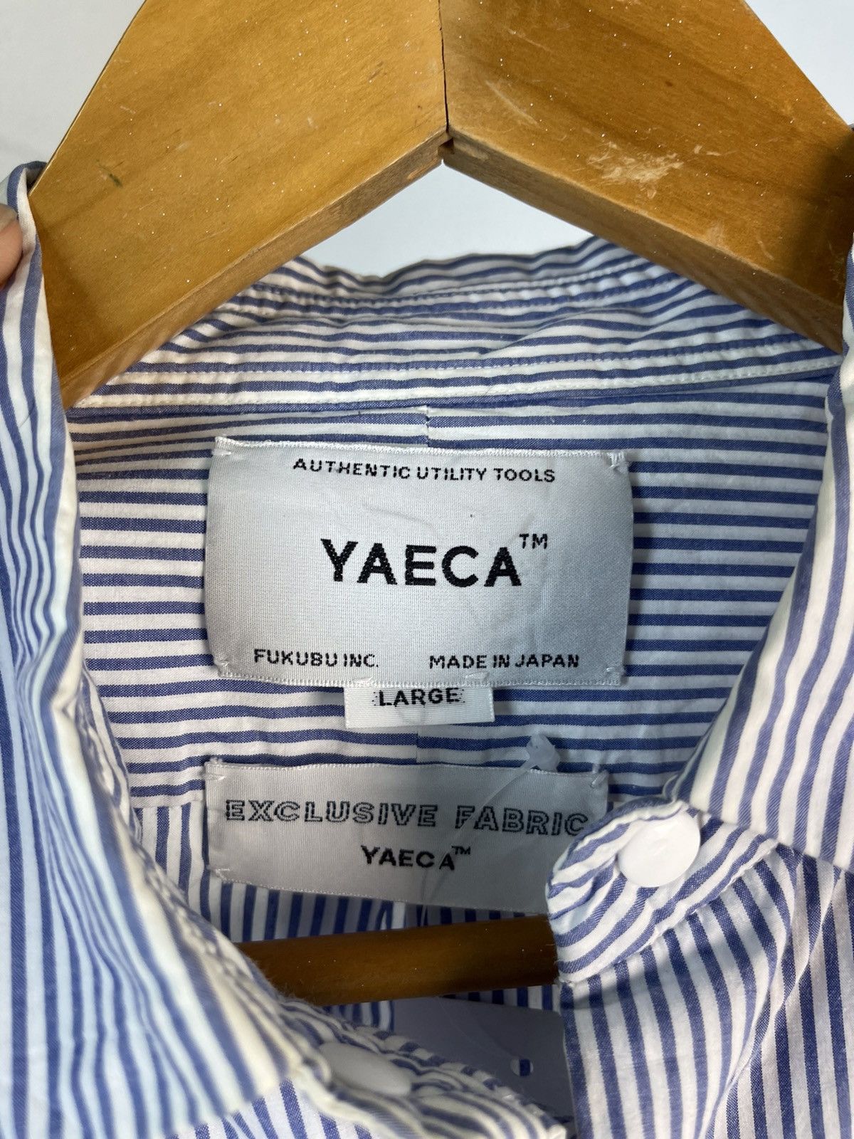 YAECA Yaeca exclusive fabric Stripe Shirt Size US M / EU 48-50 / 2 - 9 Thumbnail