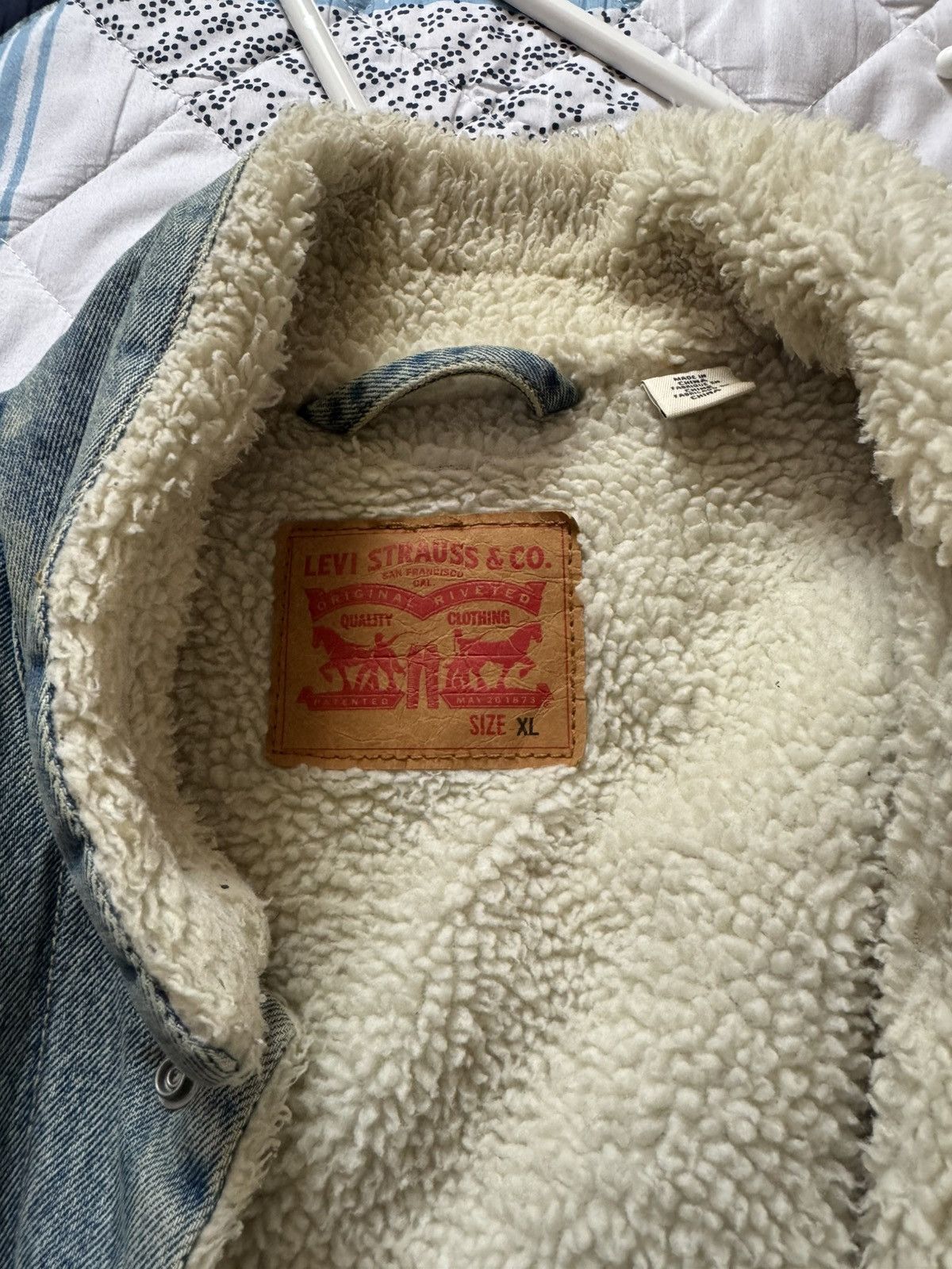 Levi's Levi’s Sherpa Denim Jacket Size US XL / EU 56 / 4 - 2 Thumbnail