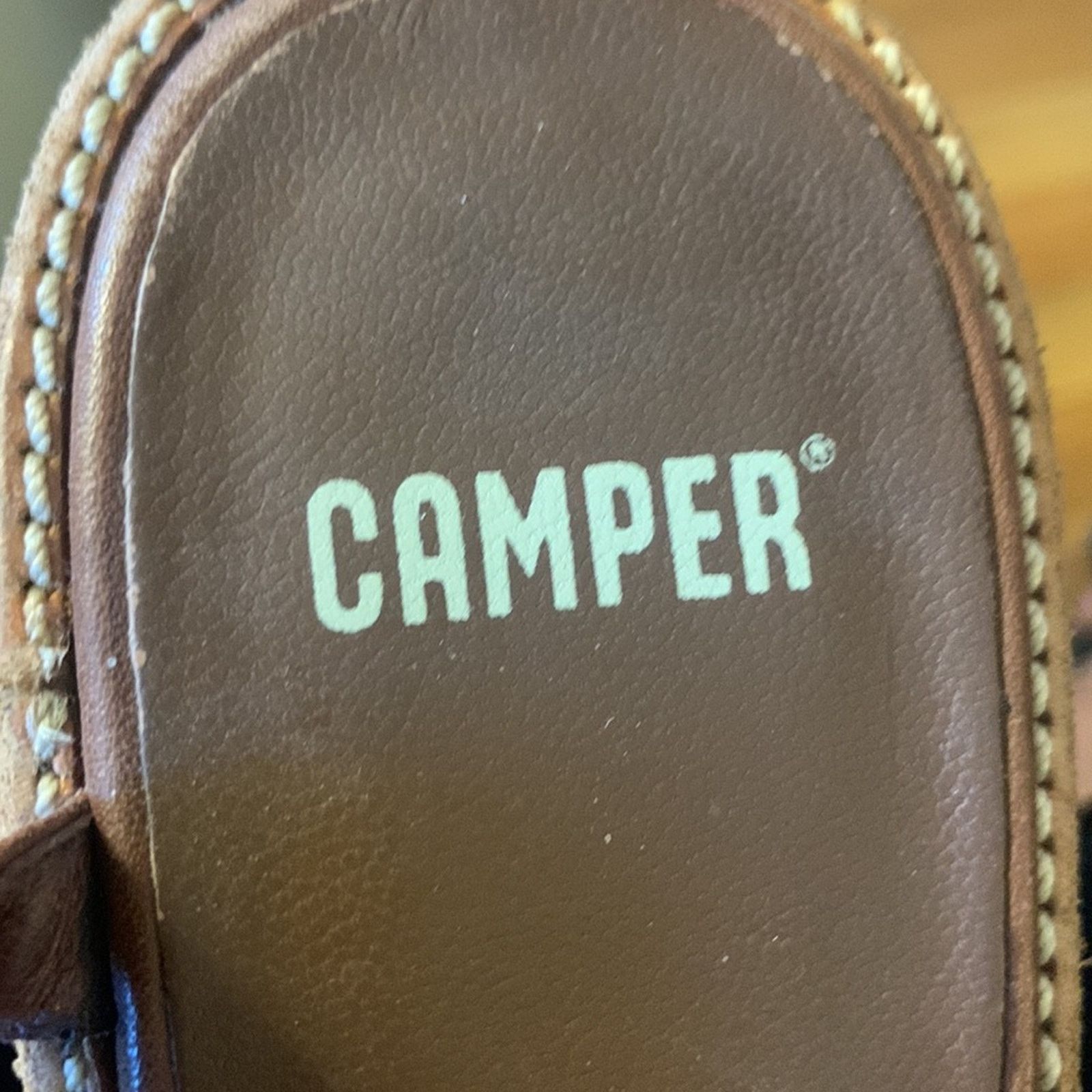 Camper Camper Spain brown strappy wedge platform sandals Size US 8 / IT 38 - 15 Thumbnail