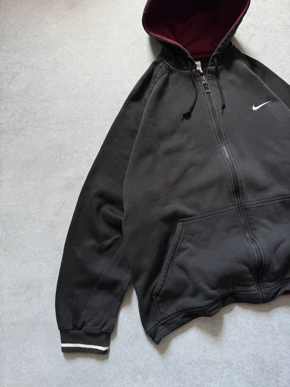Nike Vintage 90s Nike Baggy Zip Hoodie Big Logo Size US XL / EU 56 / 4 - 6 Thumbnail