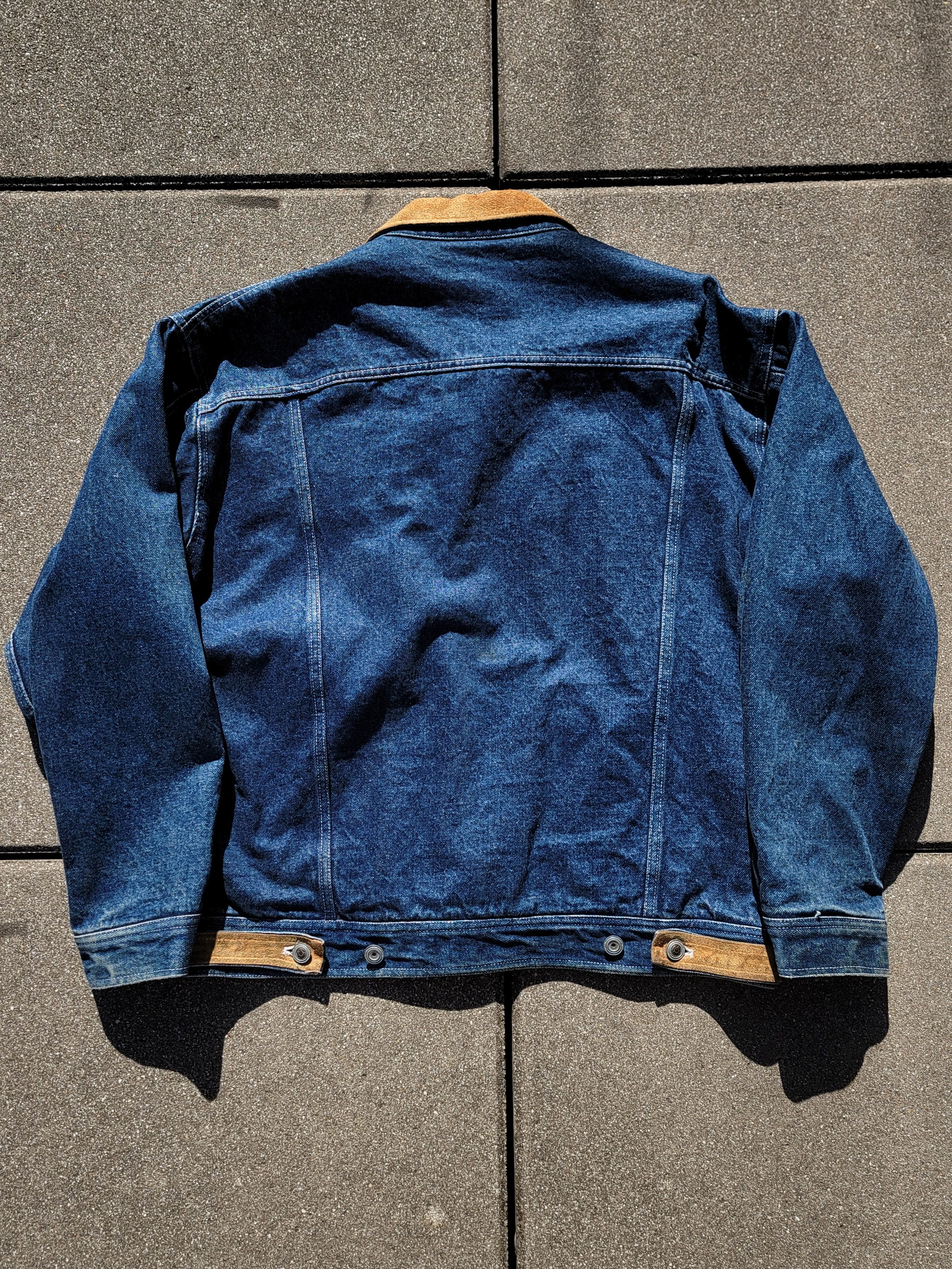 Vintage Blanket Lined Denim Jacket Size US M / EU 48-50 / 2 - 2 Thumbnail