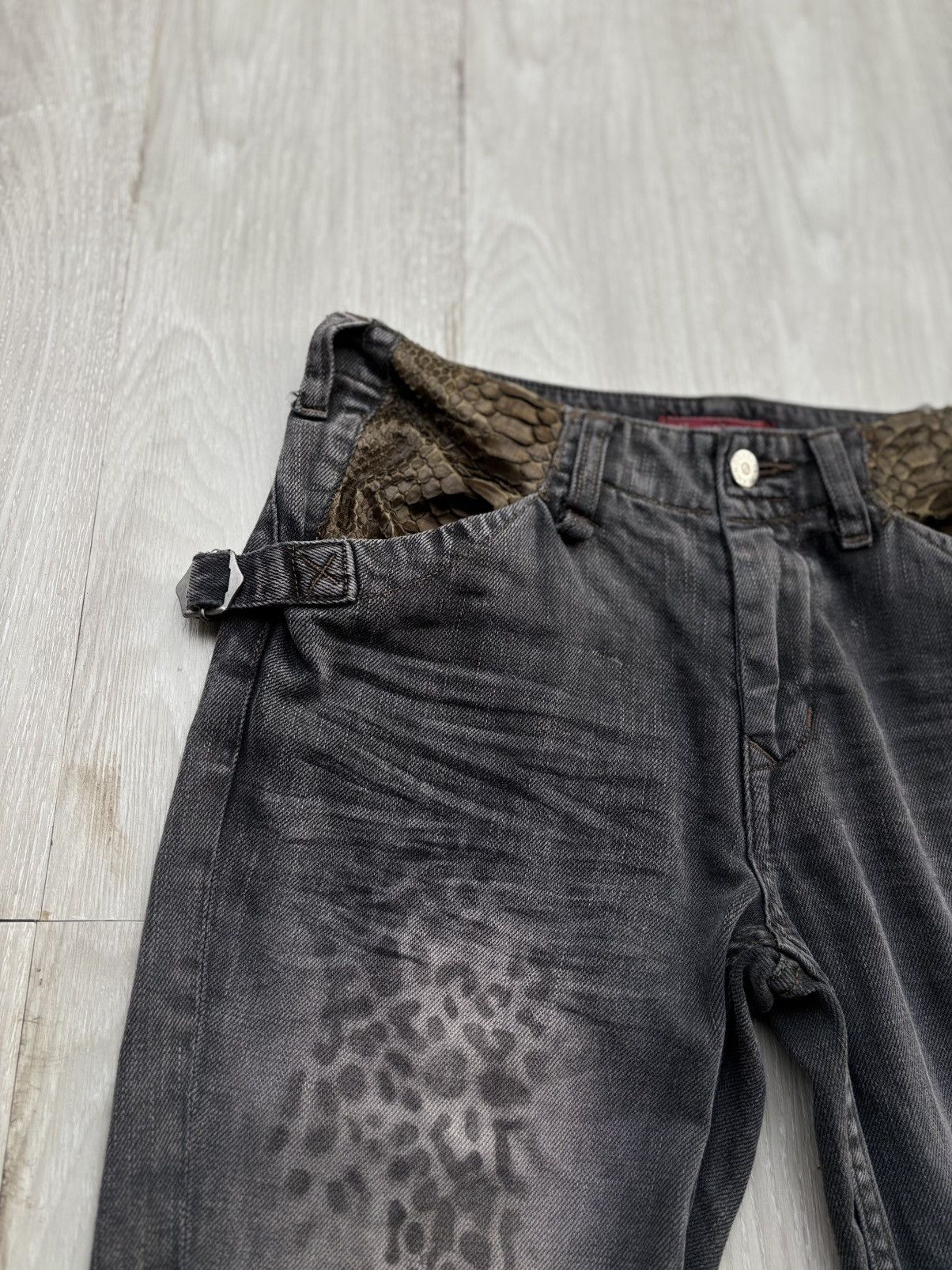 Japanese Brand SWEAT CAMEL lace up flare jeans Size US 26 / EU 42 - 5 Thumbnail