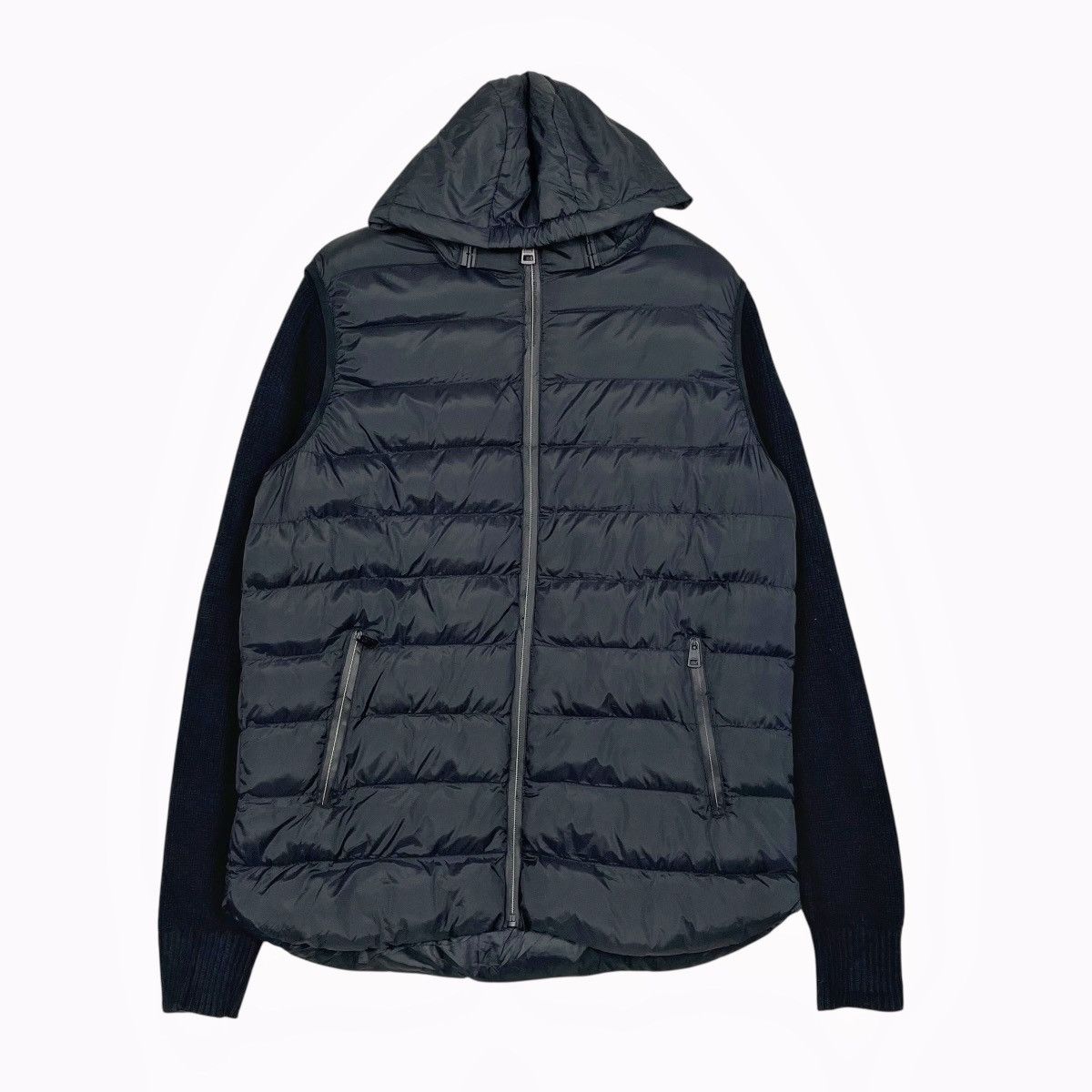 Moncler Moncler Longue Saison Hooded Down Jacket Size US M / EU 48-50 / 2 - 1 Thumbnail
