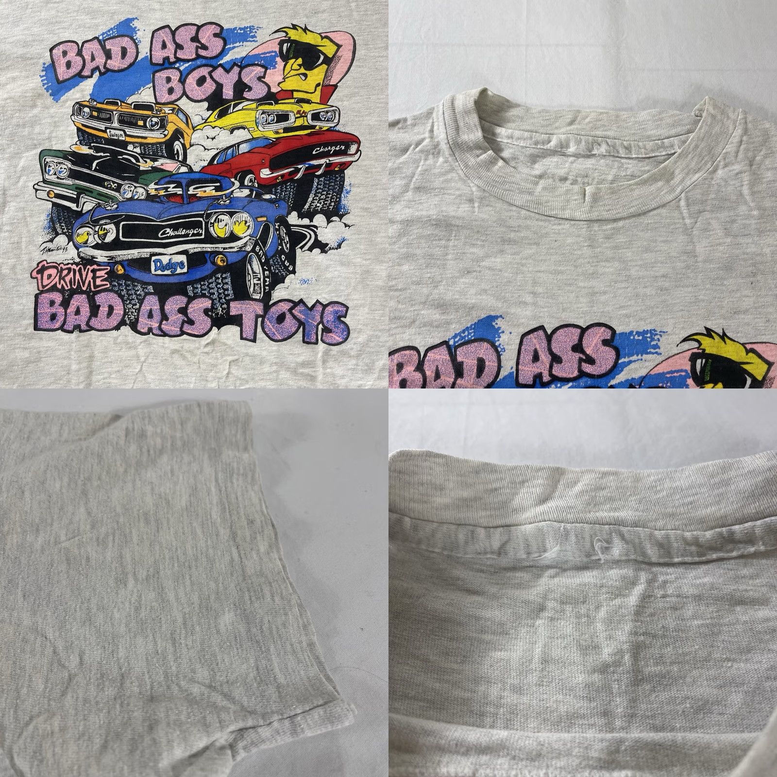 Vintage VINTAGE MOPAR T-Shirt XL Men Black 90s Single Stitch Graphic Print Boys Drive Bad Ass Toys 90s Size US XL / EU 56 / 4 - 8 Thumbnail