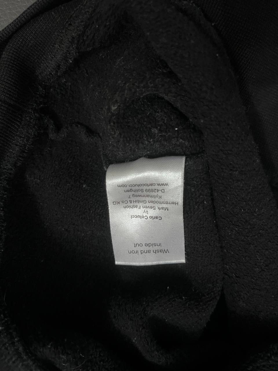 Carlo Colucci × Designer × Vintage Carlo Colucci Sweatshirt Basic Line Black Size US M / EU 48-50 / 2 - 3 Thumbnail