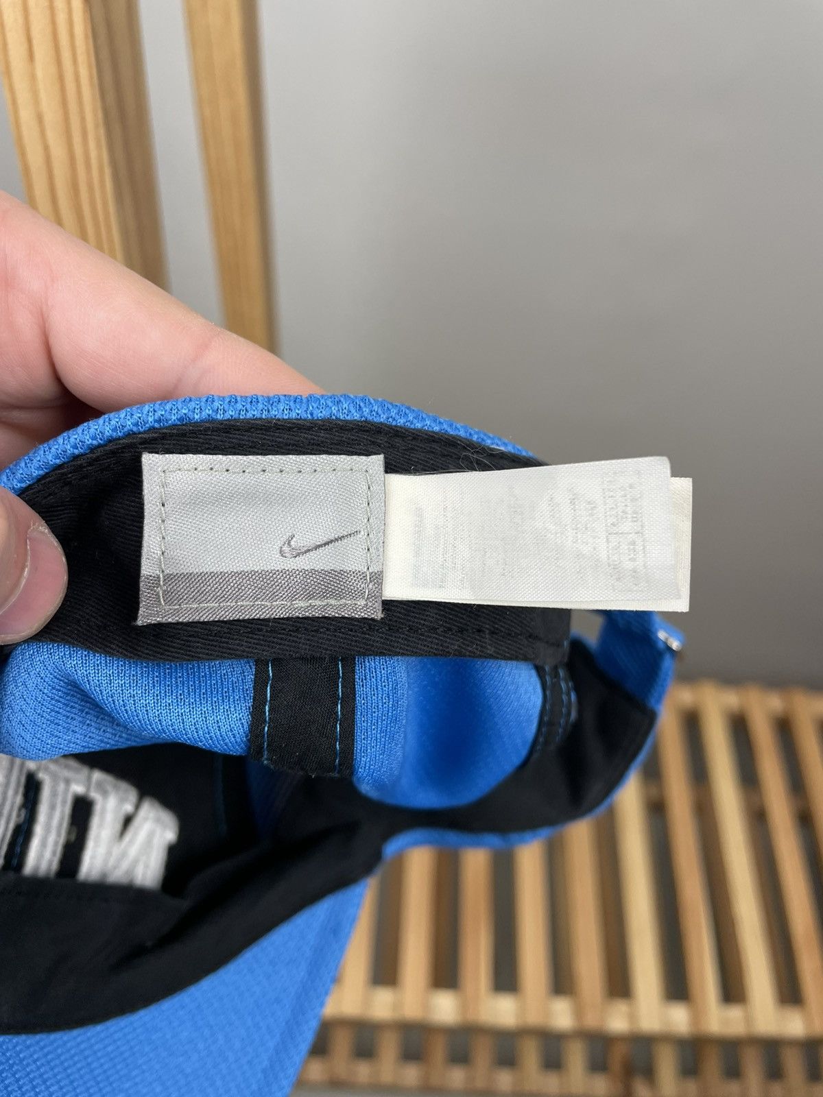 Nike × Vintage Crazy vintage Nike big logo cap Size ONE SIZE - 6 Thumbnail
