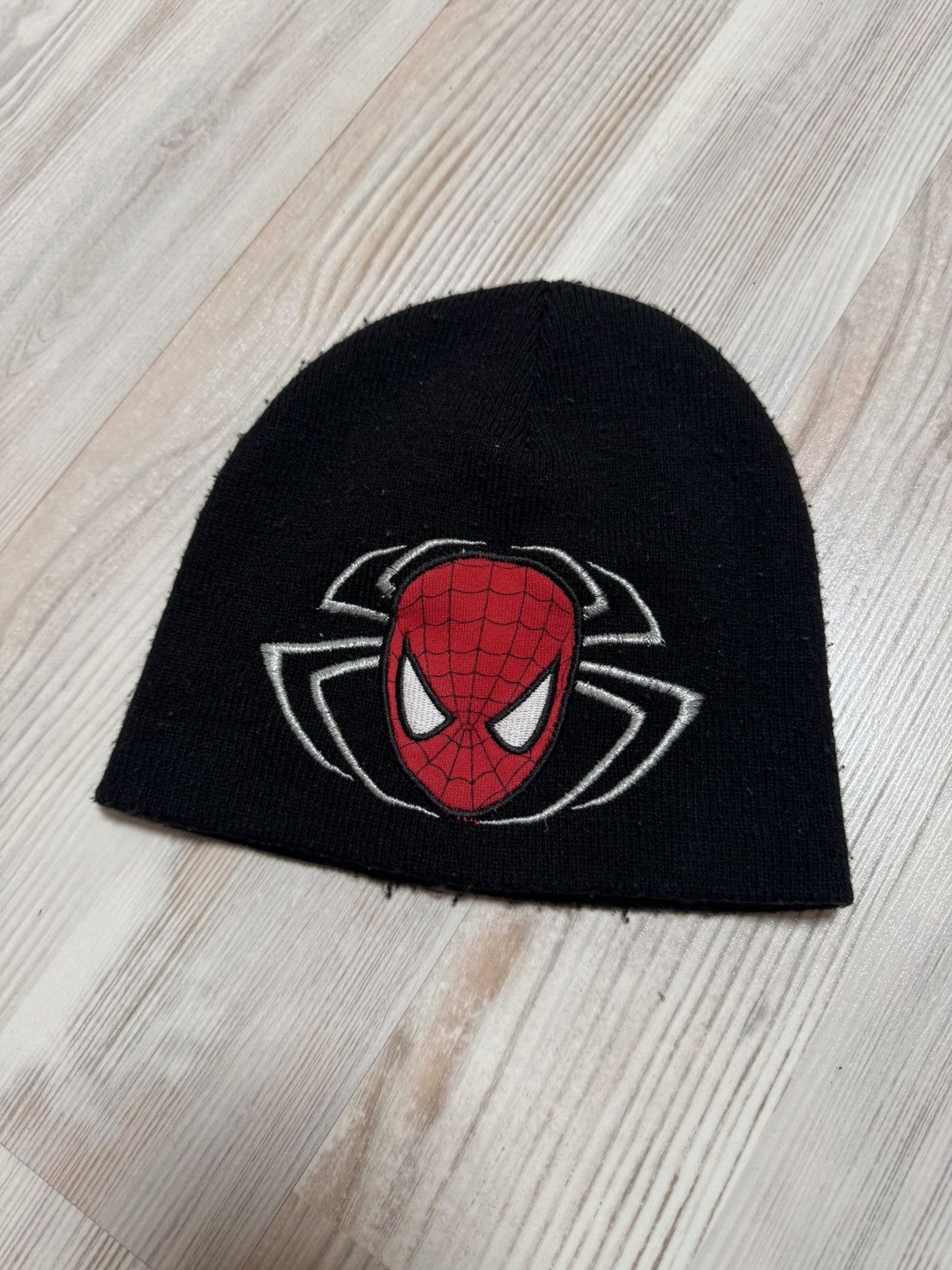 Spyder × Vintage Spider Man rare black hat Size ONE SIZE - 2 Thumbnail
