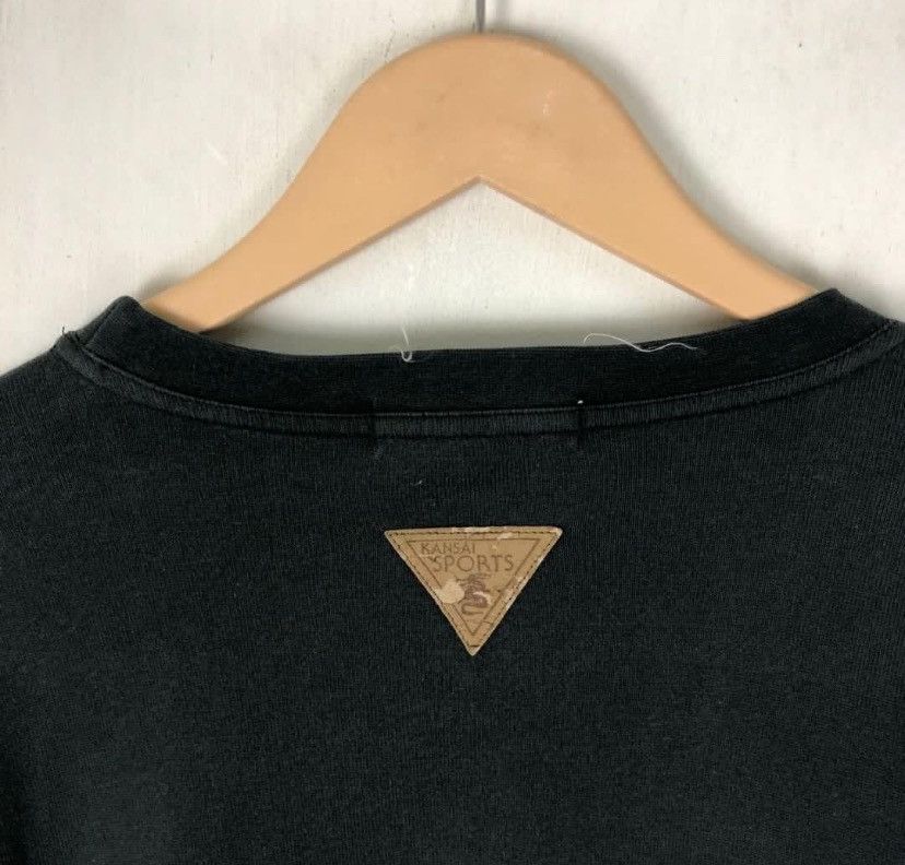 Kansai Yamamoto × Vintage Vintage 90s Kansai Sport Spell Out Logo Long Sleeve Size US XL / EU 56 / 4 - 5 Thumbnail