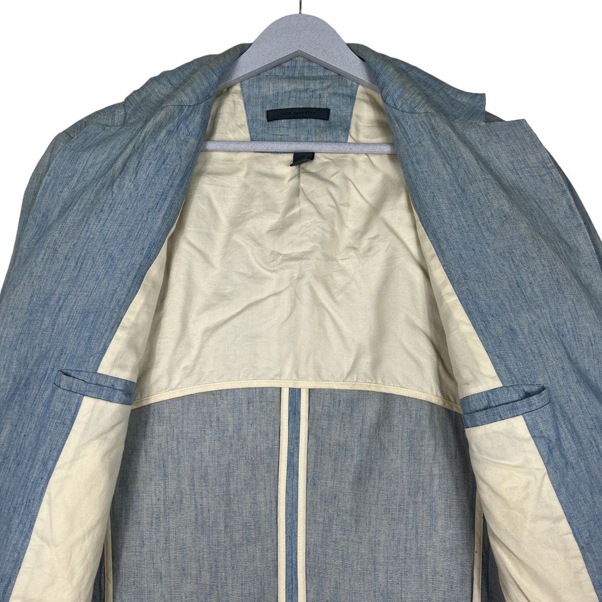 John Varvatos 🔥 JOHN VARVATOS LINEN BLAZER JACKET MADE IN ITALY Size US M / EU 48-50 / 2 - 12 Thumbnail