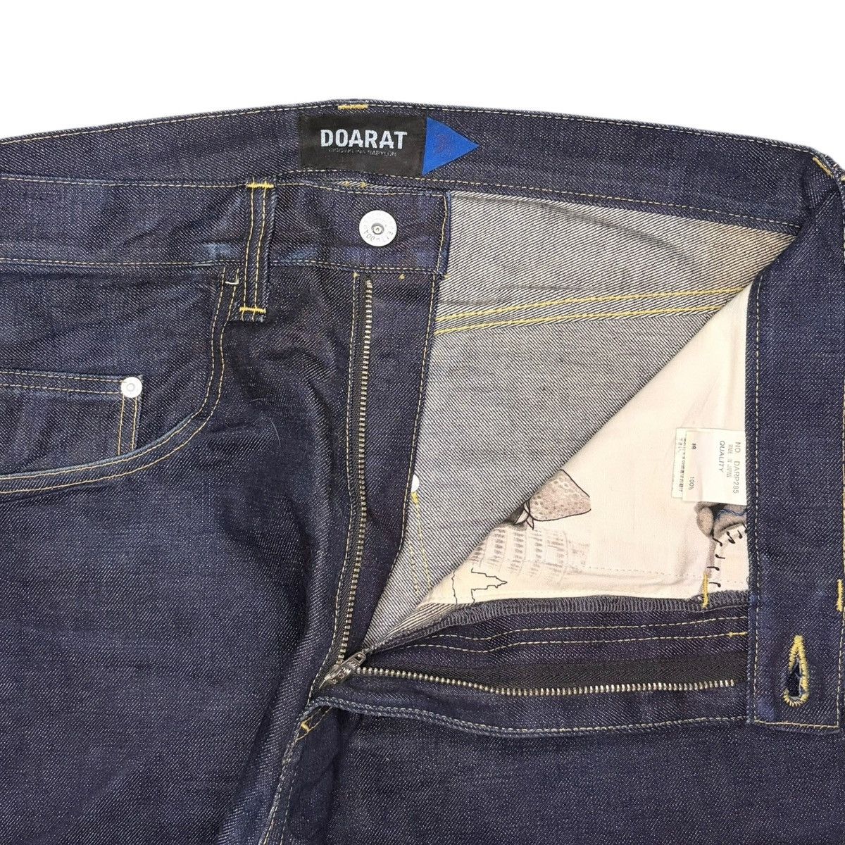 Junya Watanabe Vintage Japanese Brand Raw Denim Baggy Jeans Size US 33 - 5 Thumbnail