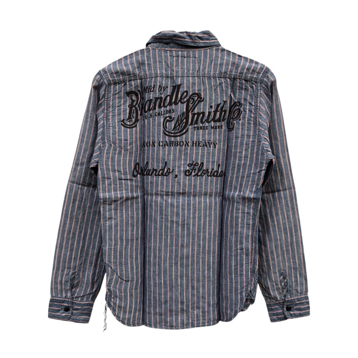 Japanese Brand × Vintage Vintage M.W.S Hot Rod Chambray Shirt Size US S / EU 44-46 / 1 - 2 Thumbnail