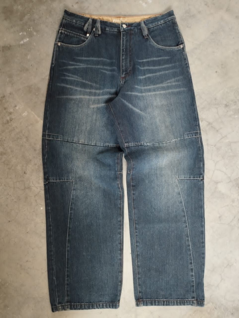Phat Farm Super Baggy Jeans Vintage 90's Phat Farm Jeans Size US 34 / EU 50 - 2 Thumbnail