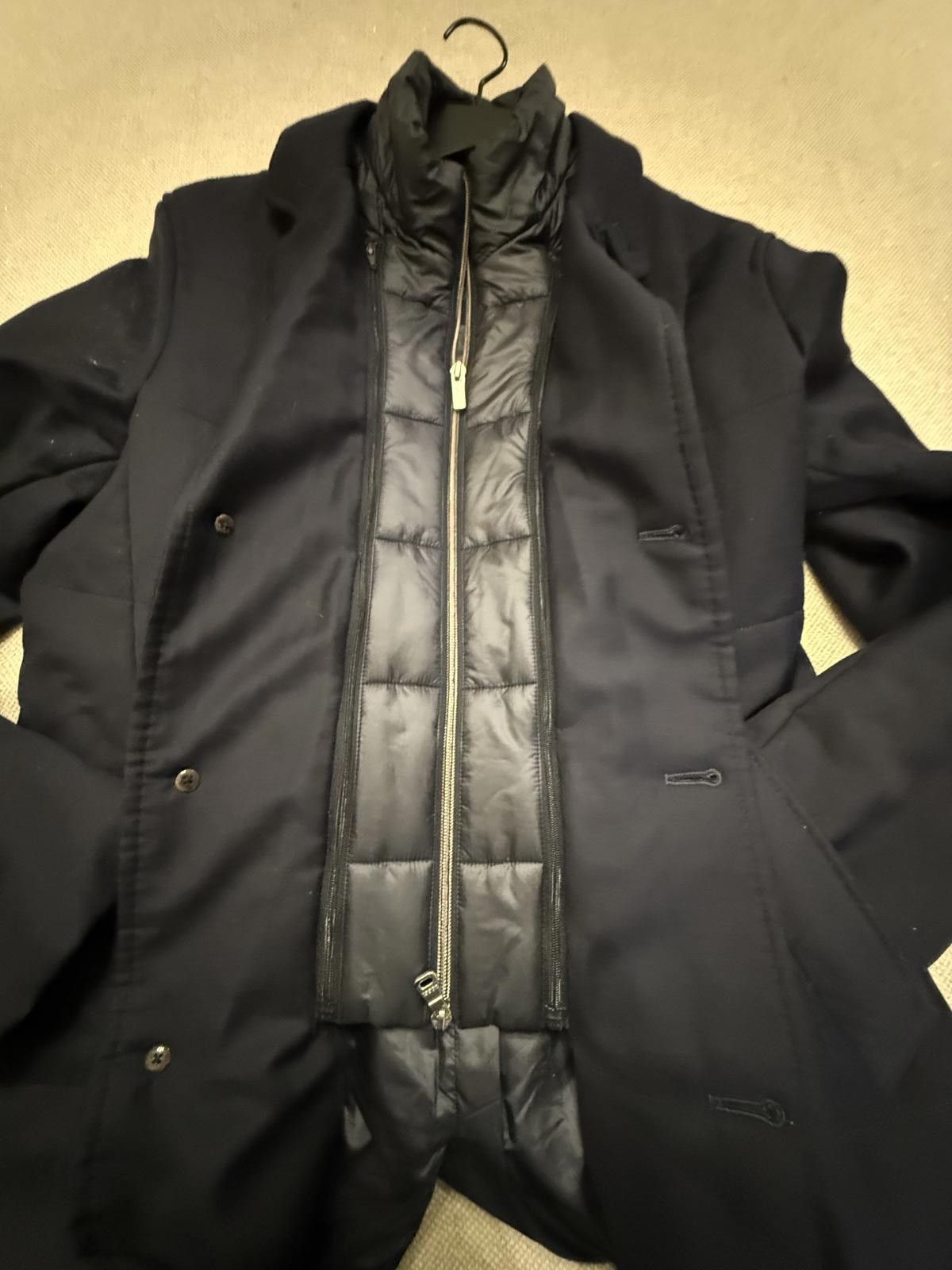 Other Men's Black Boggi Milano Wool Blend Overcoat with Inner Quil Size US M / EU 48-50 / 2 - 3 Thumbnail