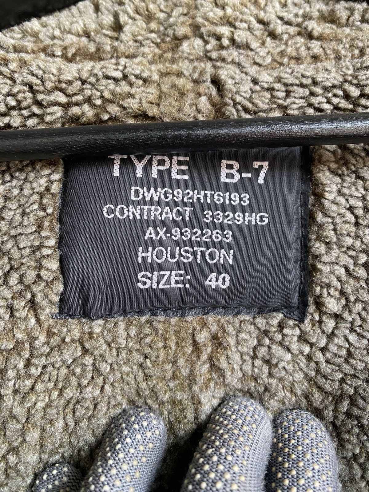 Japanese Brand Houston Type B-7 Shearling Faux Sheepskin Parka Fur Hood Size US M / EU 48-50 / 2 - 8 Thumbnail
