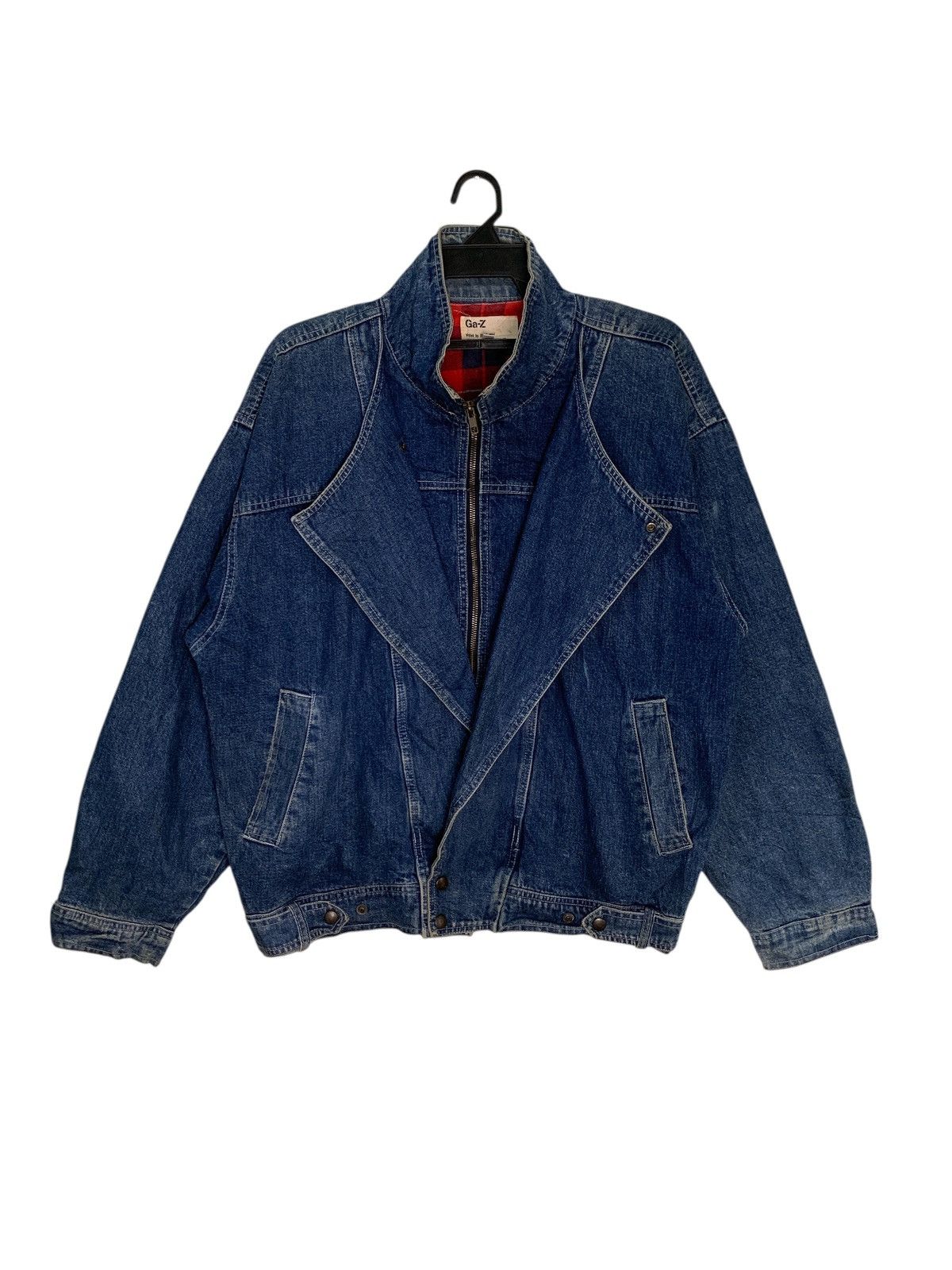 Japanese Brand Rare Design Vintage Device Casual Ga-Z Denim Jacket Size US L / EU 52-54 / 3 - 1 Thumbnail