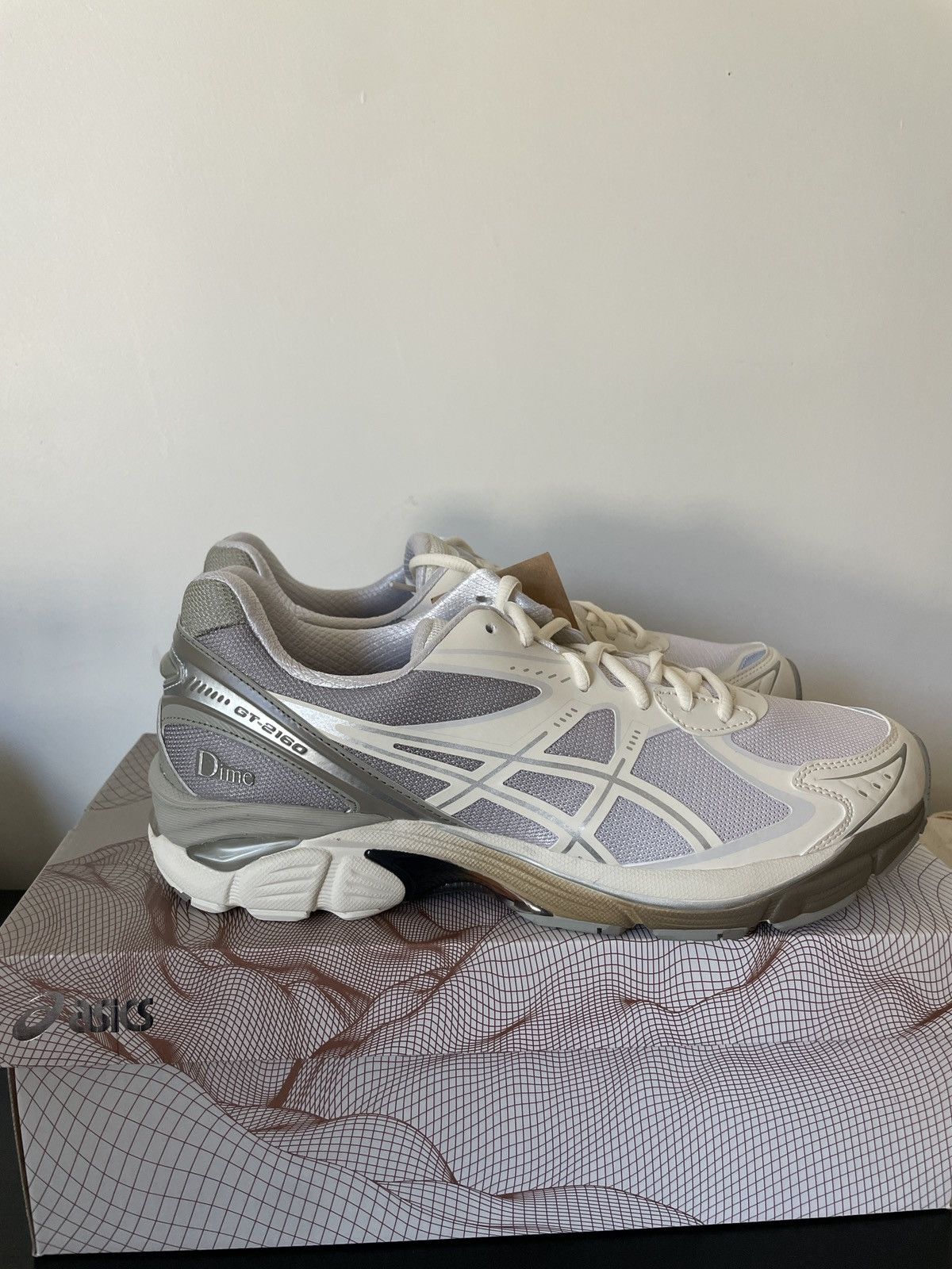 Asics × Dime Dime ASICS GT-2160 Arctic Wolf London Fog | Grailed