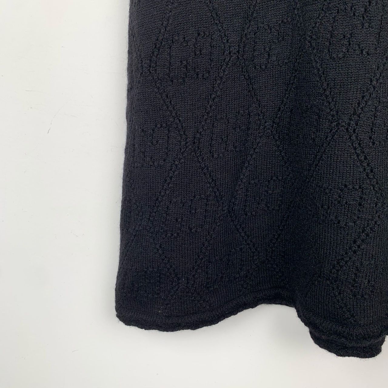 Gucci Gucci Black Knit Dress W/ Ivory Sequined Collar Short Sleeve Size S / US 4 / IT 40 - 4 Thumbnail