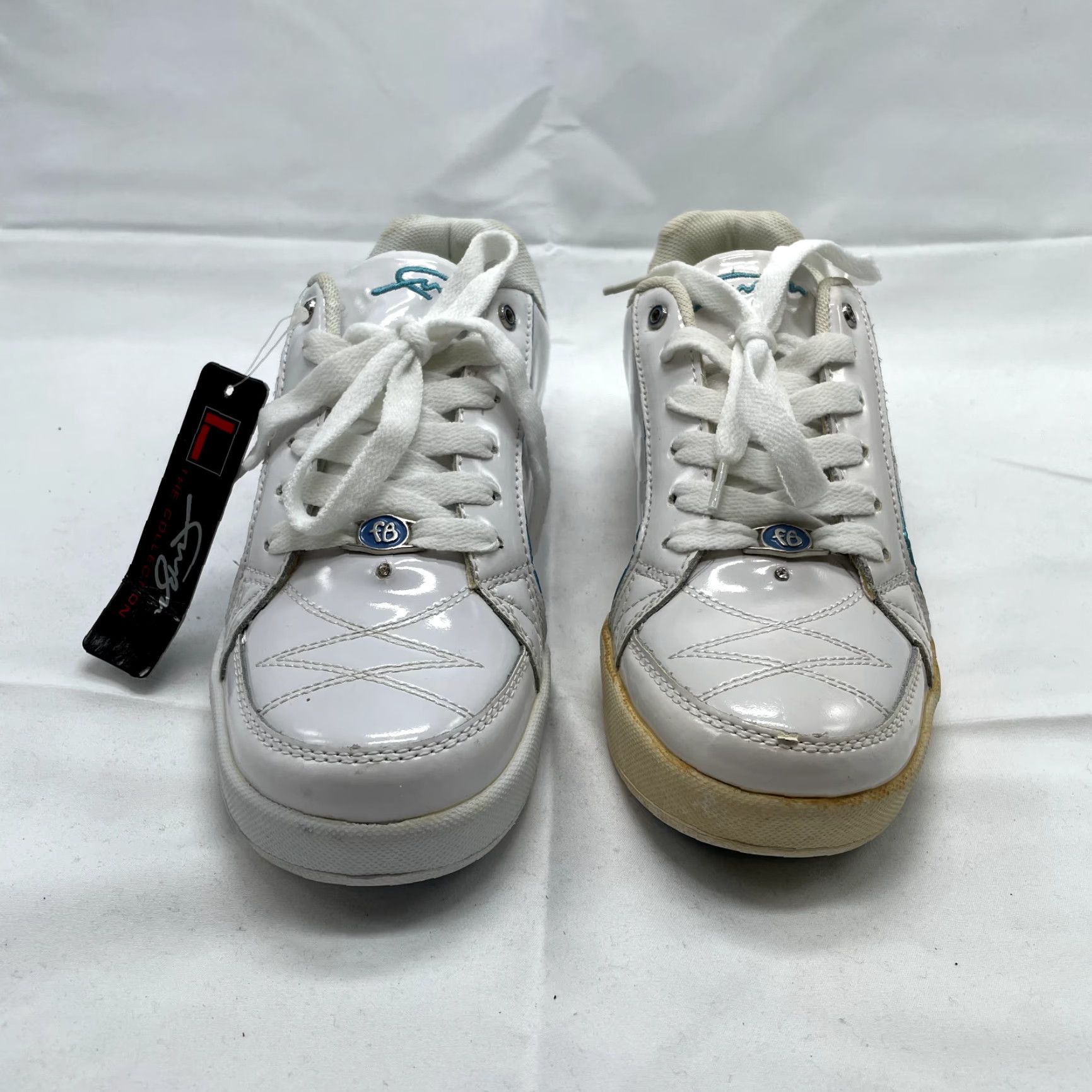 Fubu VINTAGE Fubu Sneakers Women's 5.5 6 White Skater Grunge Low Top CYBER Y2K Deadstock Size M / US 6-8 / IT 42-44 - 3 Thumbnail