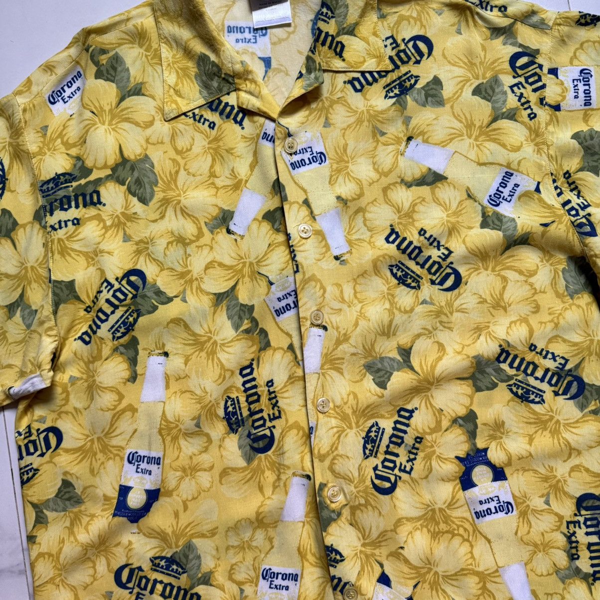 Vintage Vintage Y2K Corona Extra Shirt Size US XL / EU 56 / 4 - 4 Thumbnail