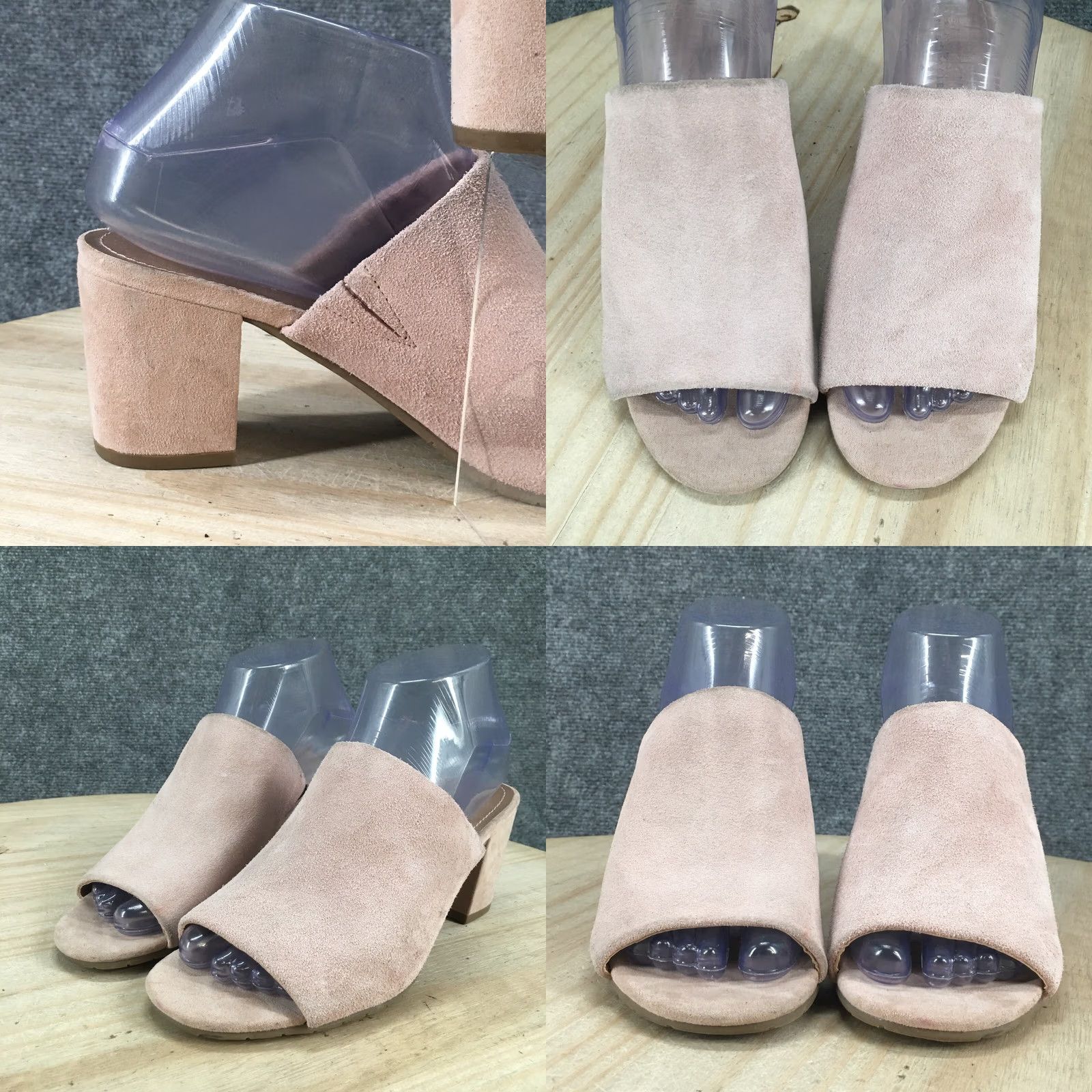 Kenneth Cole Kenneth Cole Reaction Mass Ter Mind Sandals Slip On Pink Suede Womens 6.5M Slide Casual Size US 7 / IT 37 - 8 Thumbnail