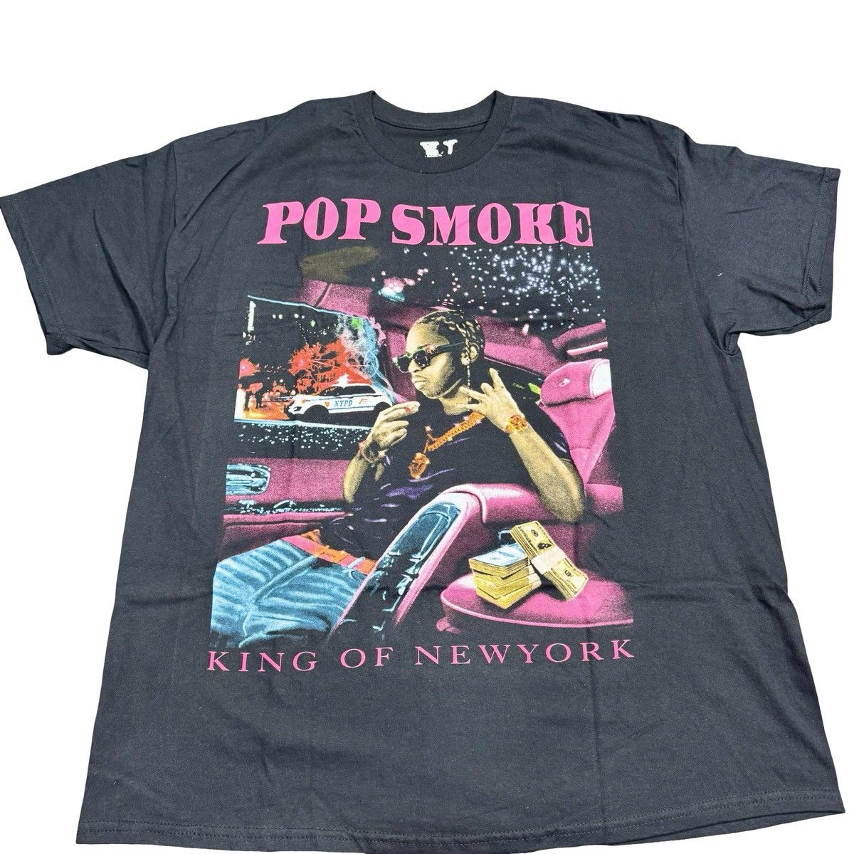 Vlone Vlone x Pop Smoke King of NY Pink Tee XXL Rare Heat. Size US XXL / EU 58 / 5 - 2 Thumbnail