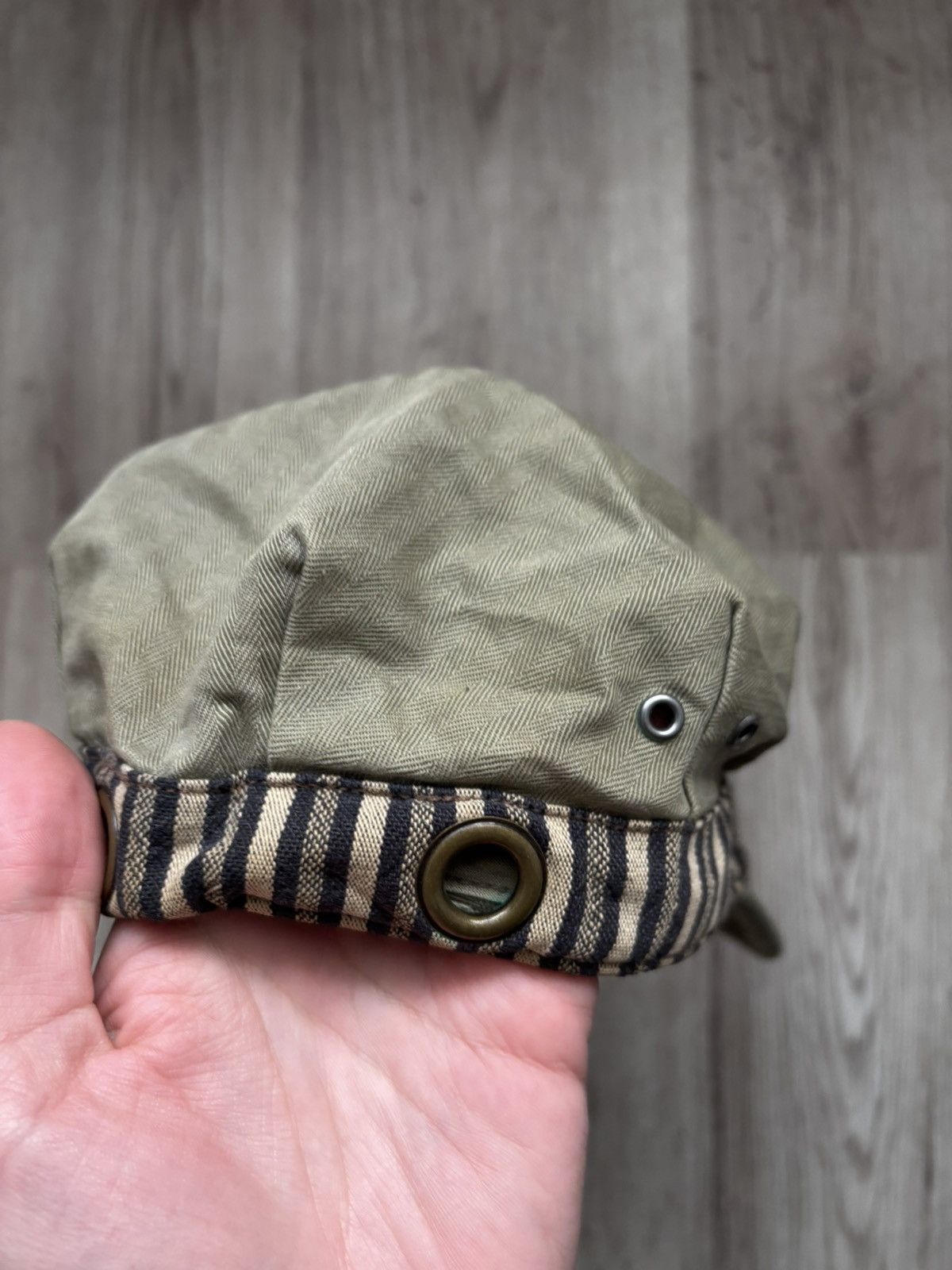 Denim & Supply Ralph Lauren Denim Supply Ralph Lauren Work Cap Khaki Cotton Stripe Band Size ONE SIZE - 20 Thumbnail
