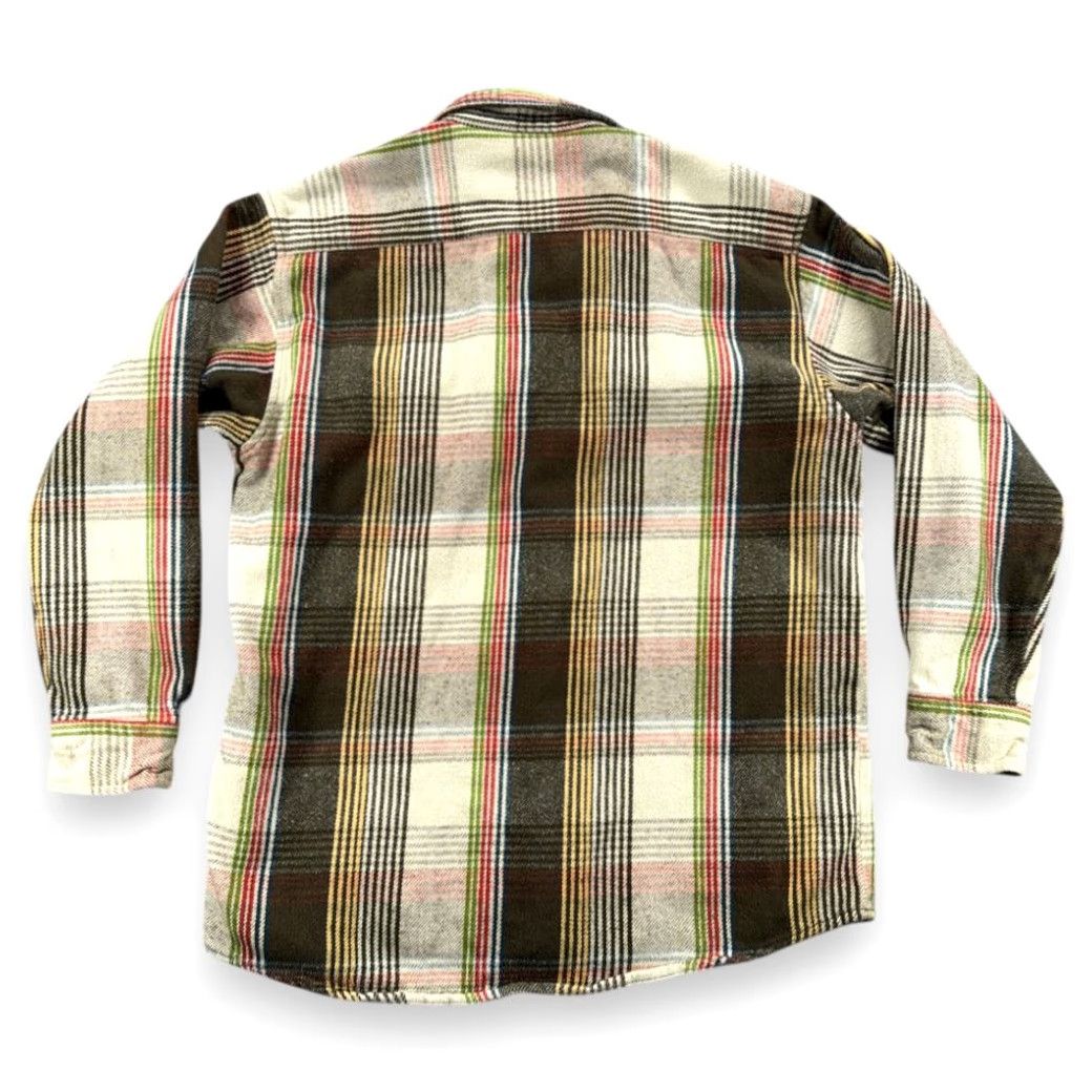 Vintage VINTAGE Williams Bay Shirt Adult LARGE Brown Plaid Flannel 90s Button-Up Long Sleeve Mens Size US L / EU 52-54 / 3 - 3 Thumbnail