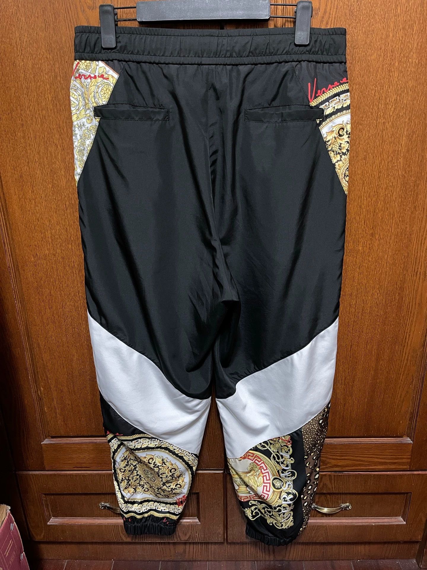 Versace Versace Colorblocked Baroque Print Track Pants 48 IT Size US 32 / EU 48 - 2 Thumbnail