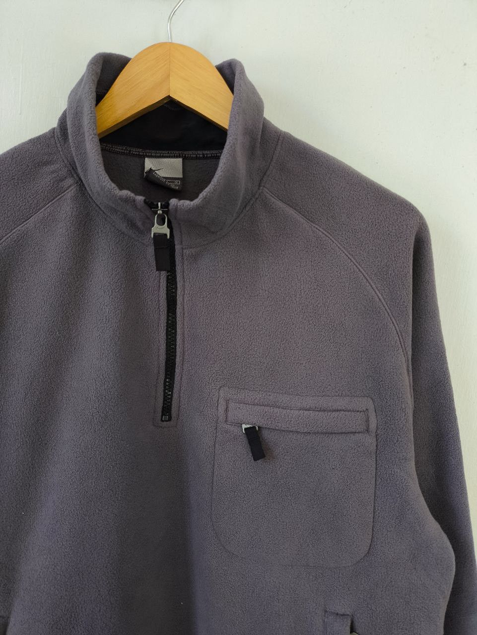Nike Vintage NIKE Fleece Half Zipper Outdoor Jacket Size US M / EU 48-50 / 2 - 3 Thumbnail