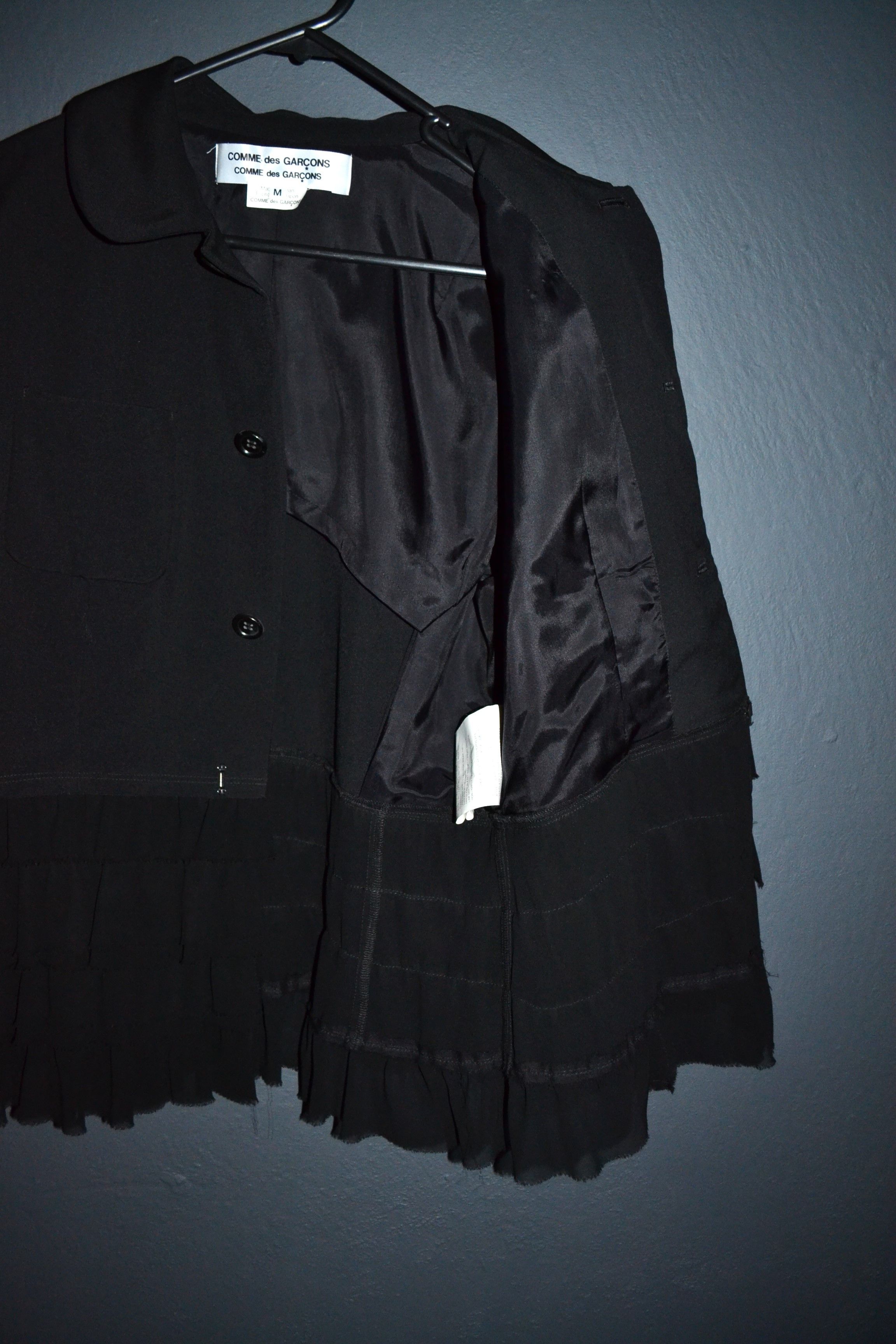 Comme des Garcons Comme des Garcons Round-neck Wool Gabardine Jacket SS 2006 M Size M / US 6-8 / IT 42-44 - 5 Thumbnail