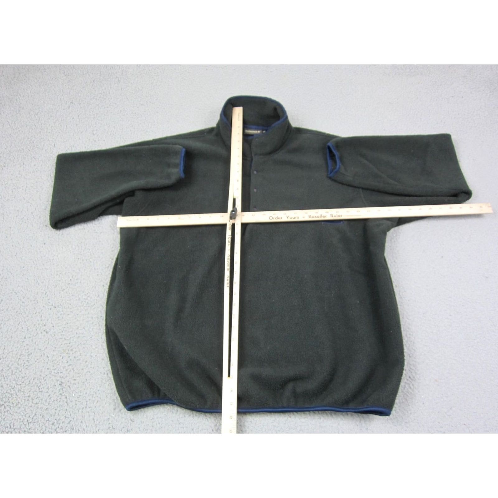 Timberland Timberland Sweater Men XL Green Deep Pile Fleece 1/4 Made in USA 80s 90s Size US XL / EU 56 / 4 - 7 Thumbnail