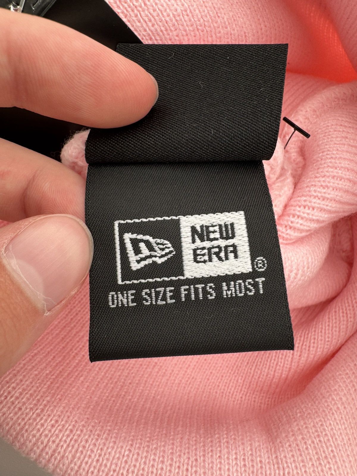 New Era × Supreme Supreme New Era Monogram Beanie Pink White Size ONE SIZE - 11 Thumbnail