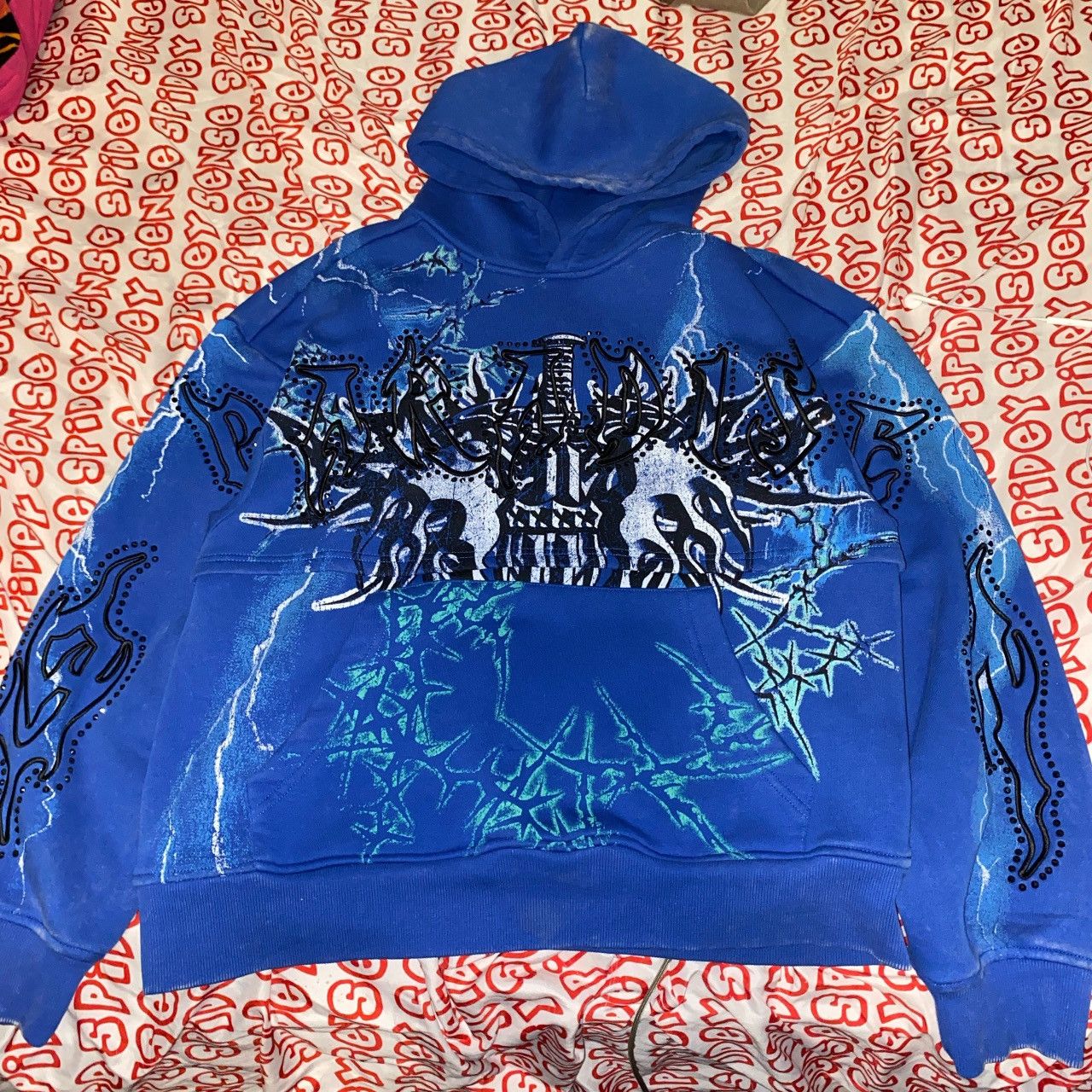 Smoke Rise Smoke Rise Blue Hoodie Size US S / EU 44-46 / 1 - 1 Thumbnail