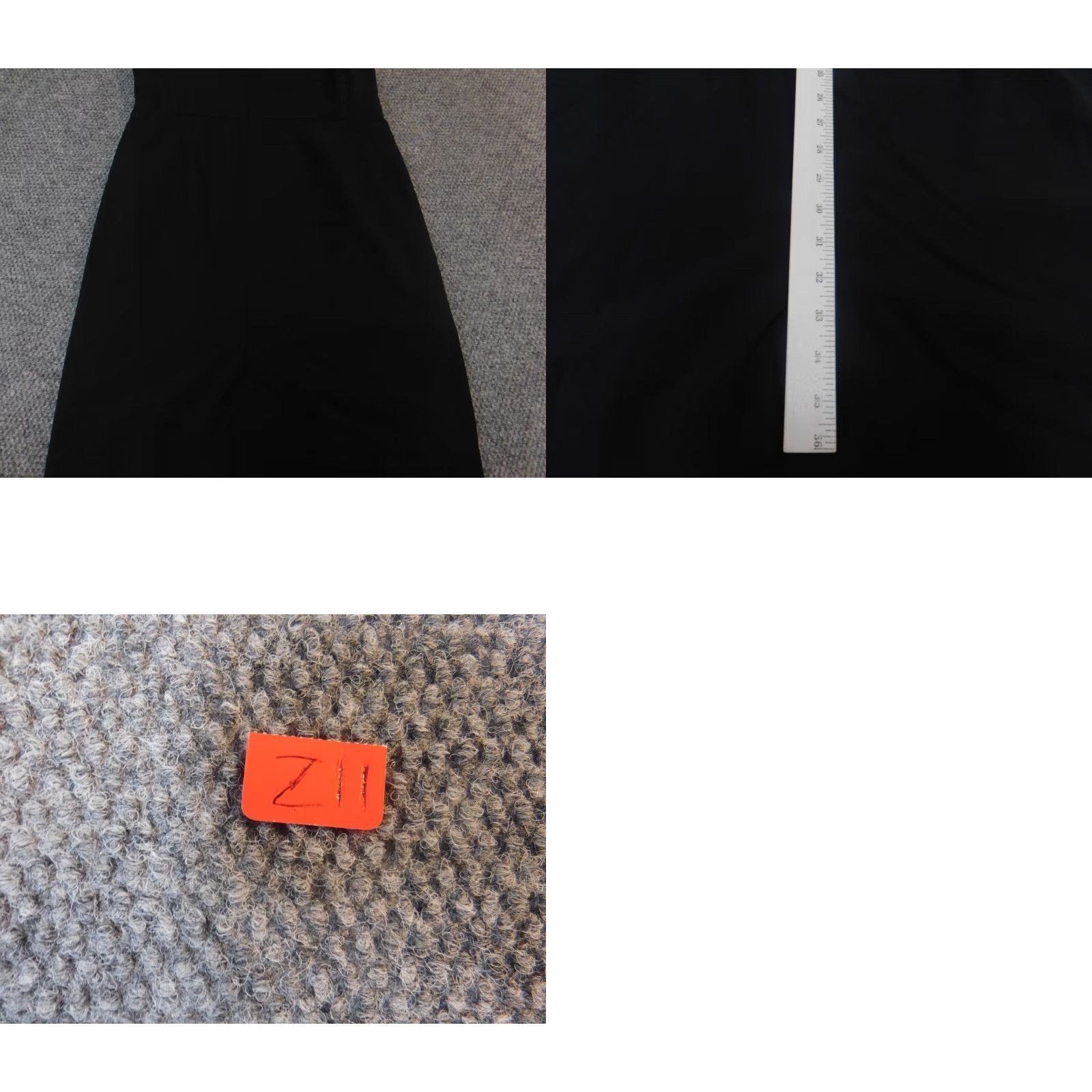 Nine West Nine West Womens dress 14 black midi lined zip a-line suit Size XL / US 12-14 / IT 48-50 - 8 Thumbnail