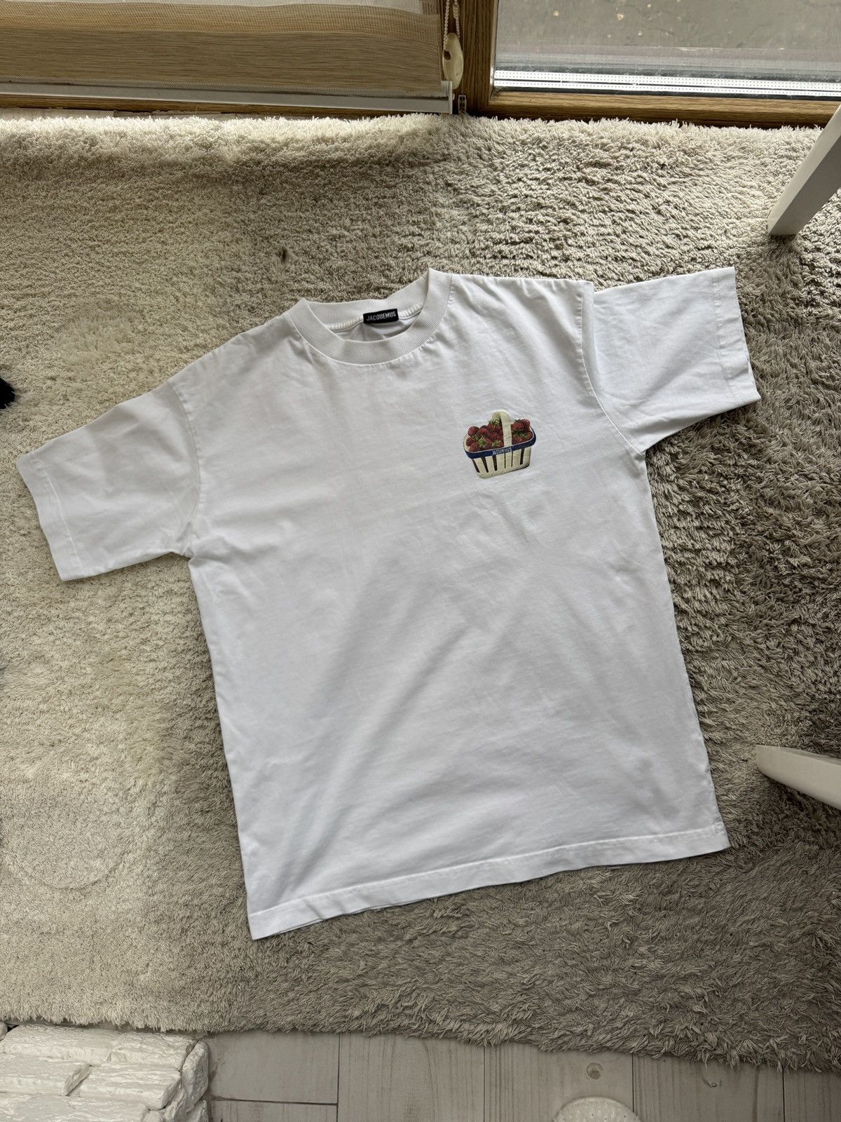 Jacquemus Jacquemus Le T-Shirt Fraises Printed Tee Size XS / US 0-2 / IT 36-38 - 3 Thumbnail