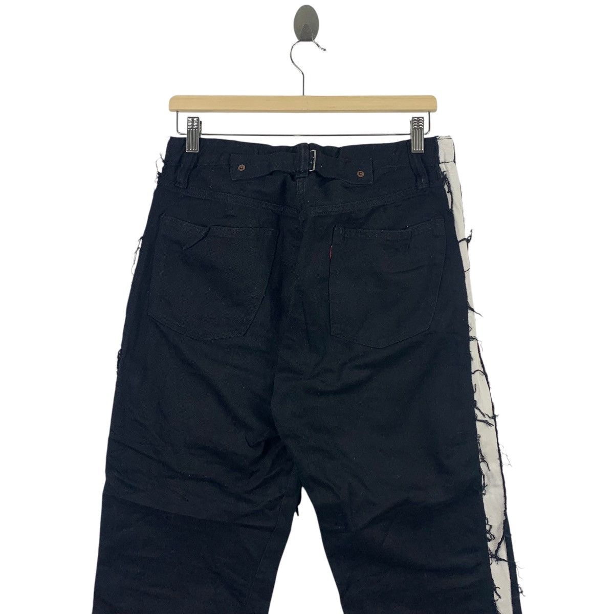 Japanese Brand RNA SLANG White stripe design denim pants Size US 30 / EU 46 - 13 Thumbnail