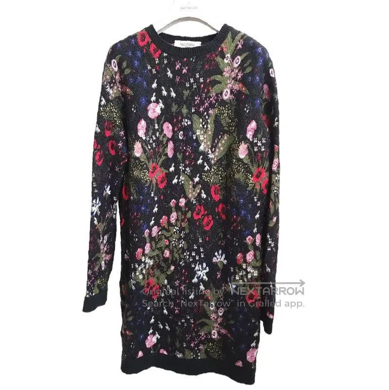 Valentino Valentino Colorful Floral Long Sleeve Dress Size S . Size S / US 4 / IT 40 - 1 Thumbnail