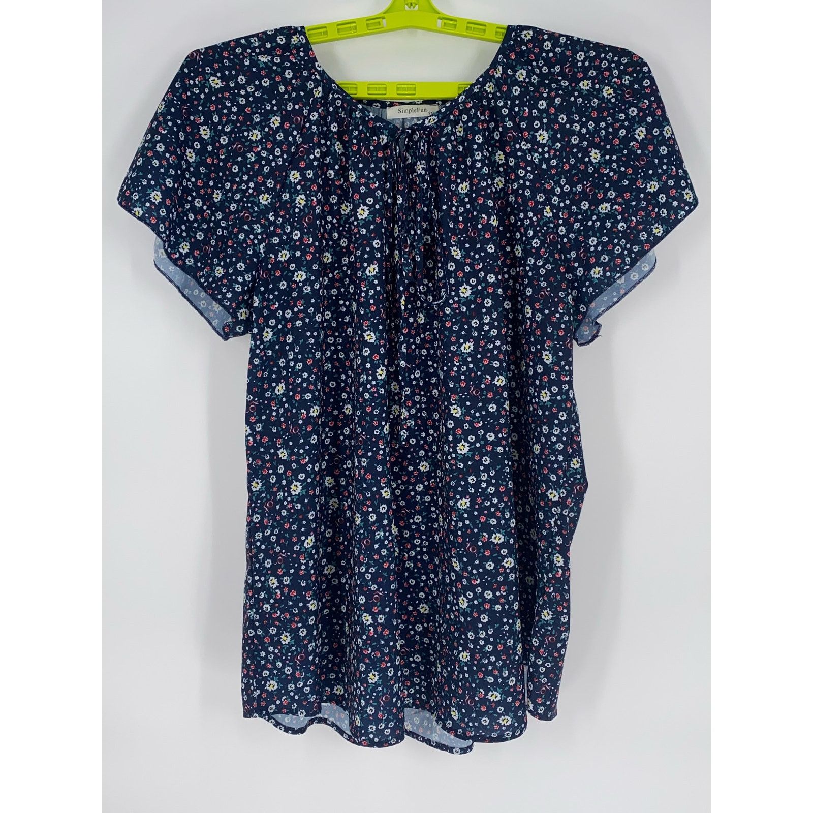 SIMPLE PROJECT Simple Fun Womens Blouse 2XL Size XXL / US 16-18 / IT 52-54 - 1 Thumbnail